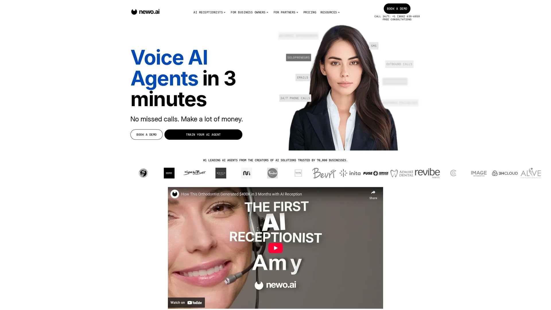 newo-ai homepage