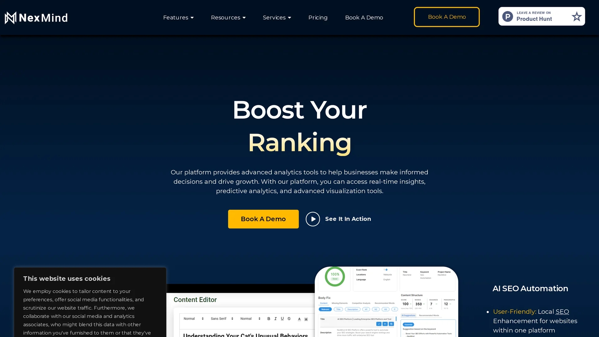 nexmind homepage