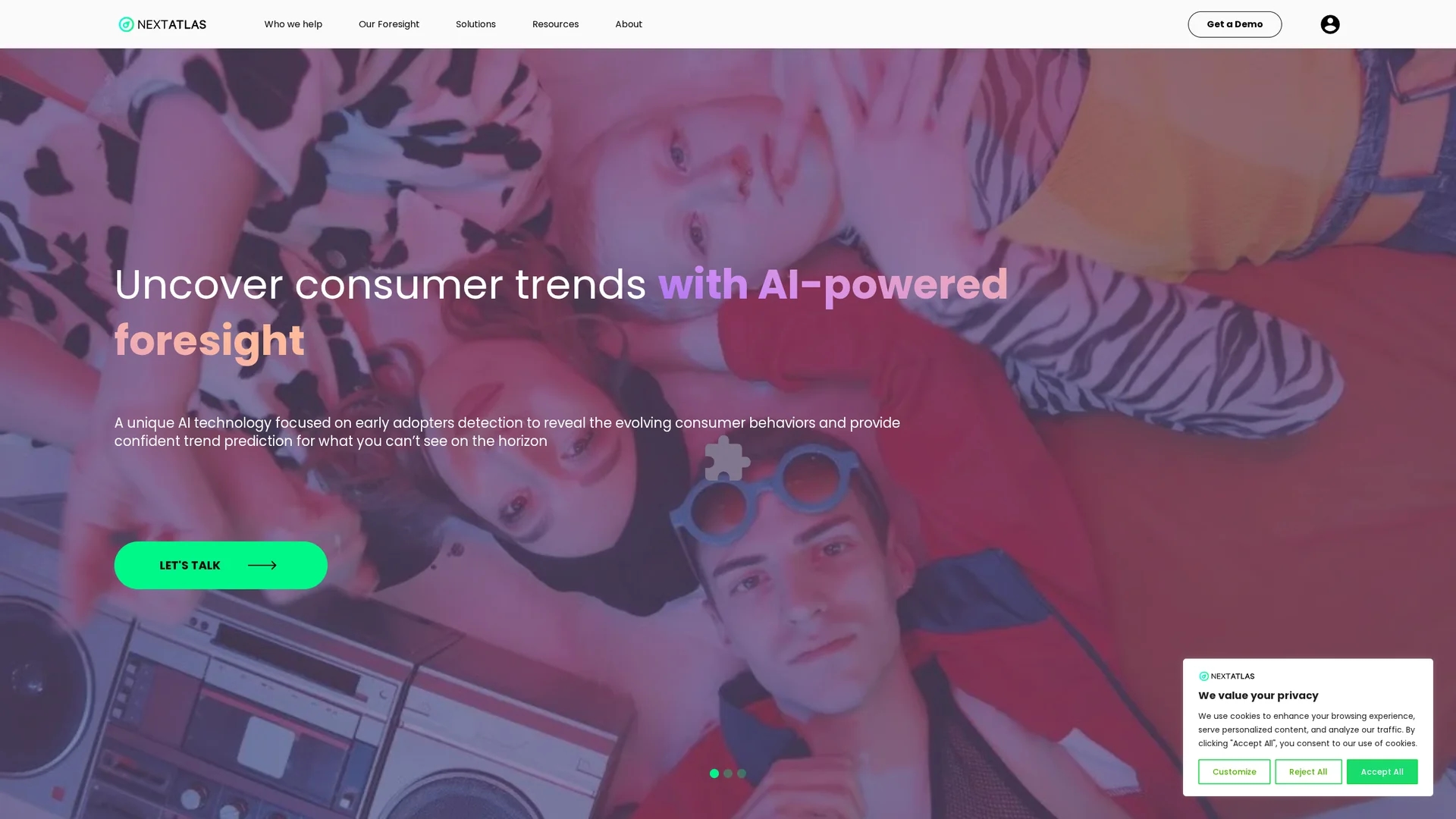 nextatlas-generate homepage