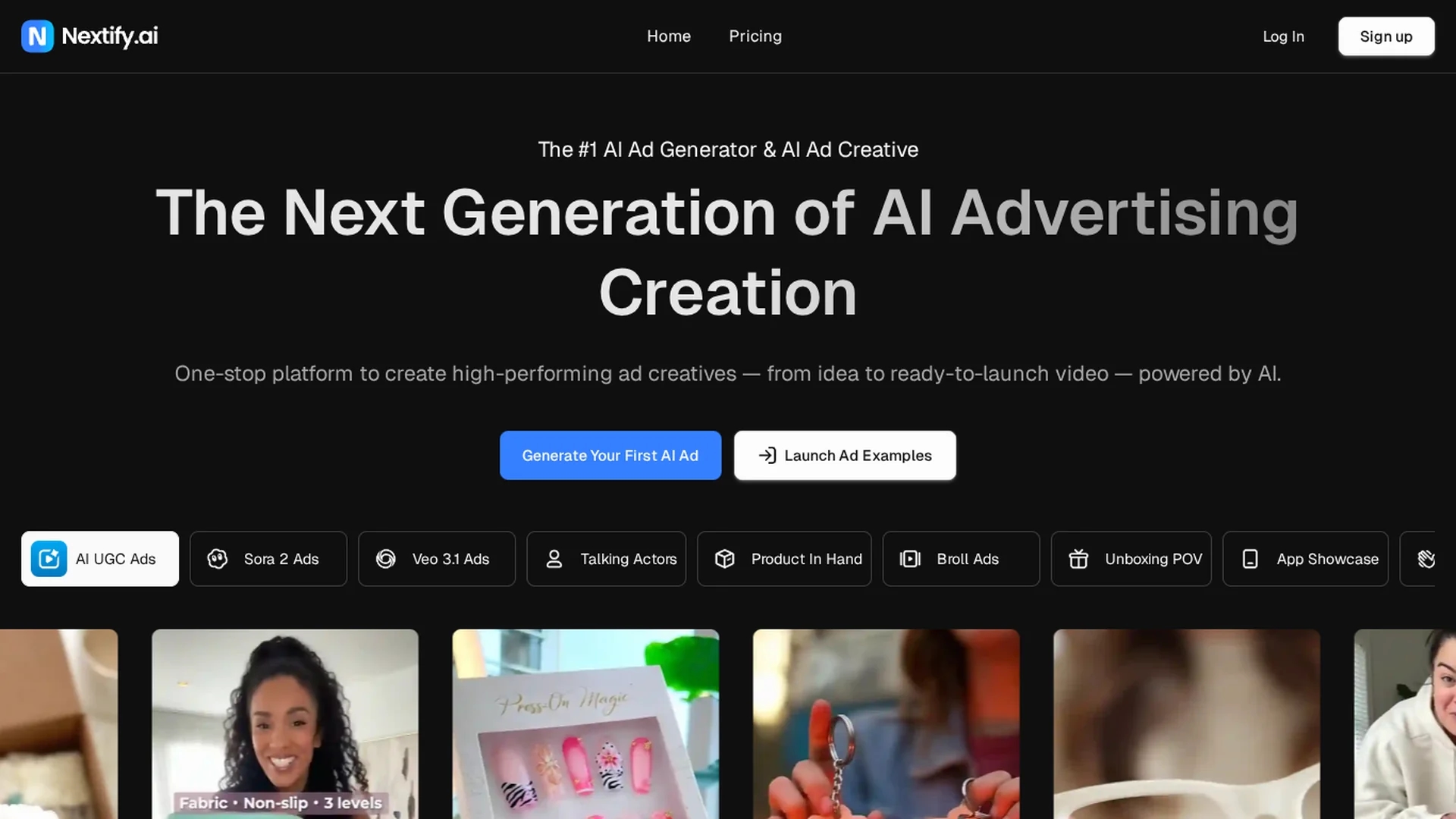 nextify-ai homepage