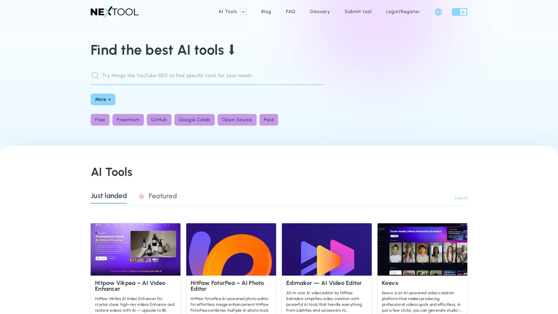 nextool homepage
