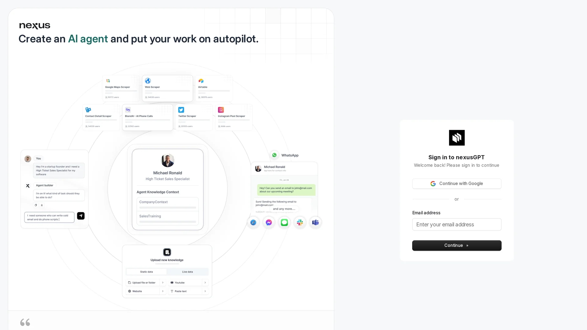 nexusgpt homepage