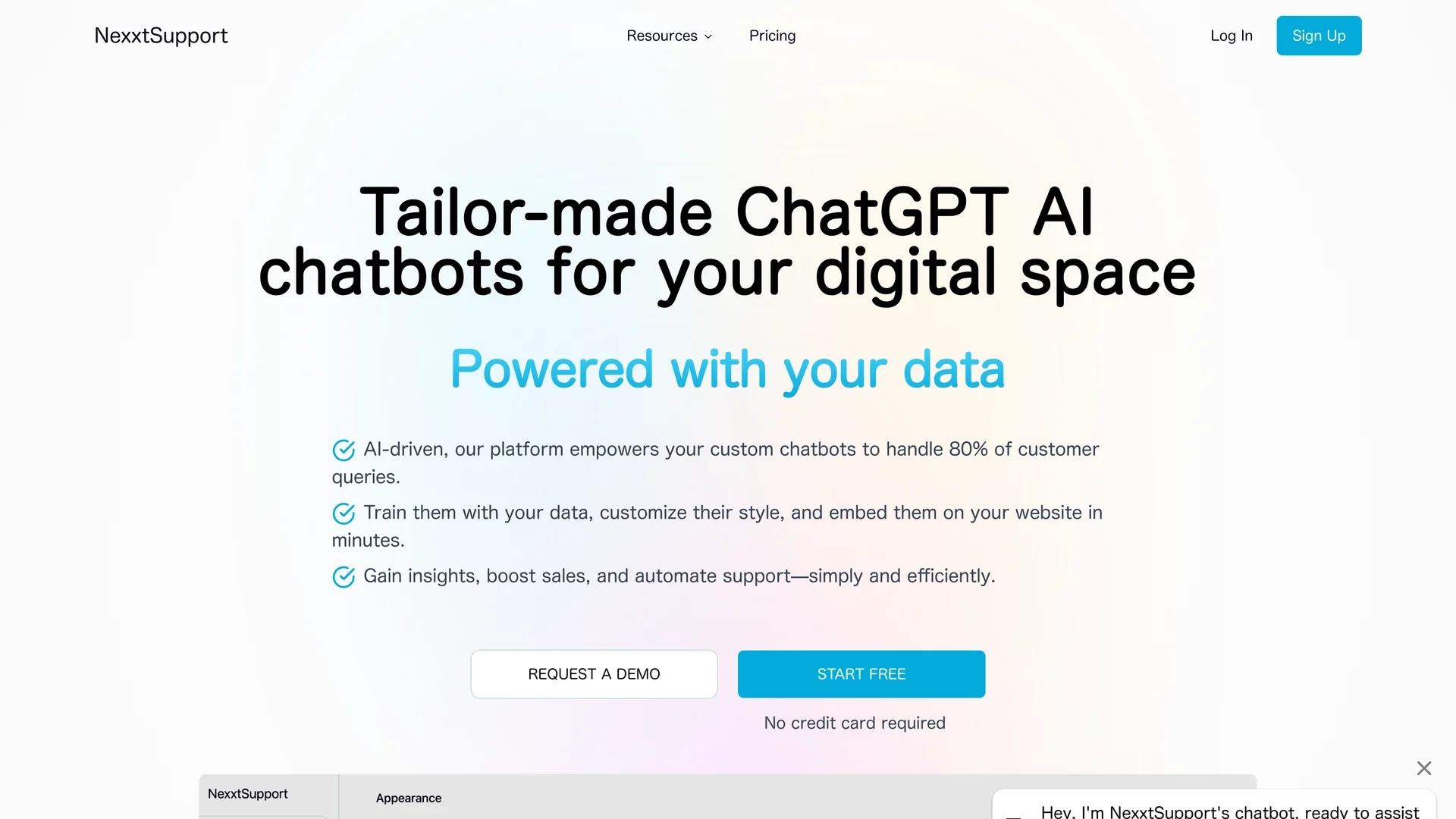 nexxtsupport homepage