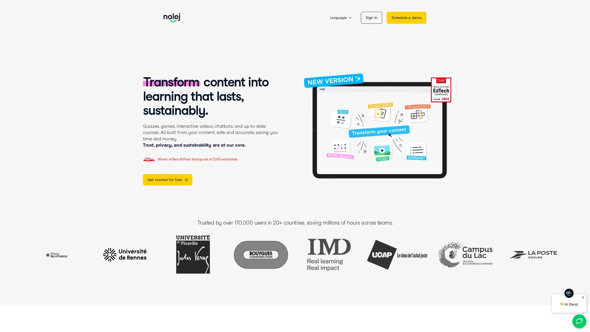 nolej homepage