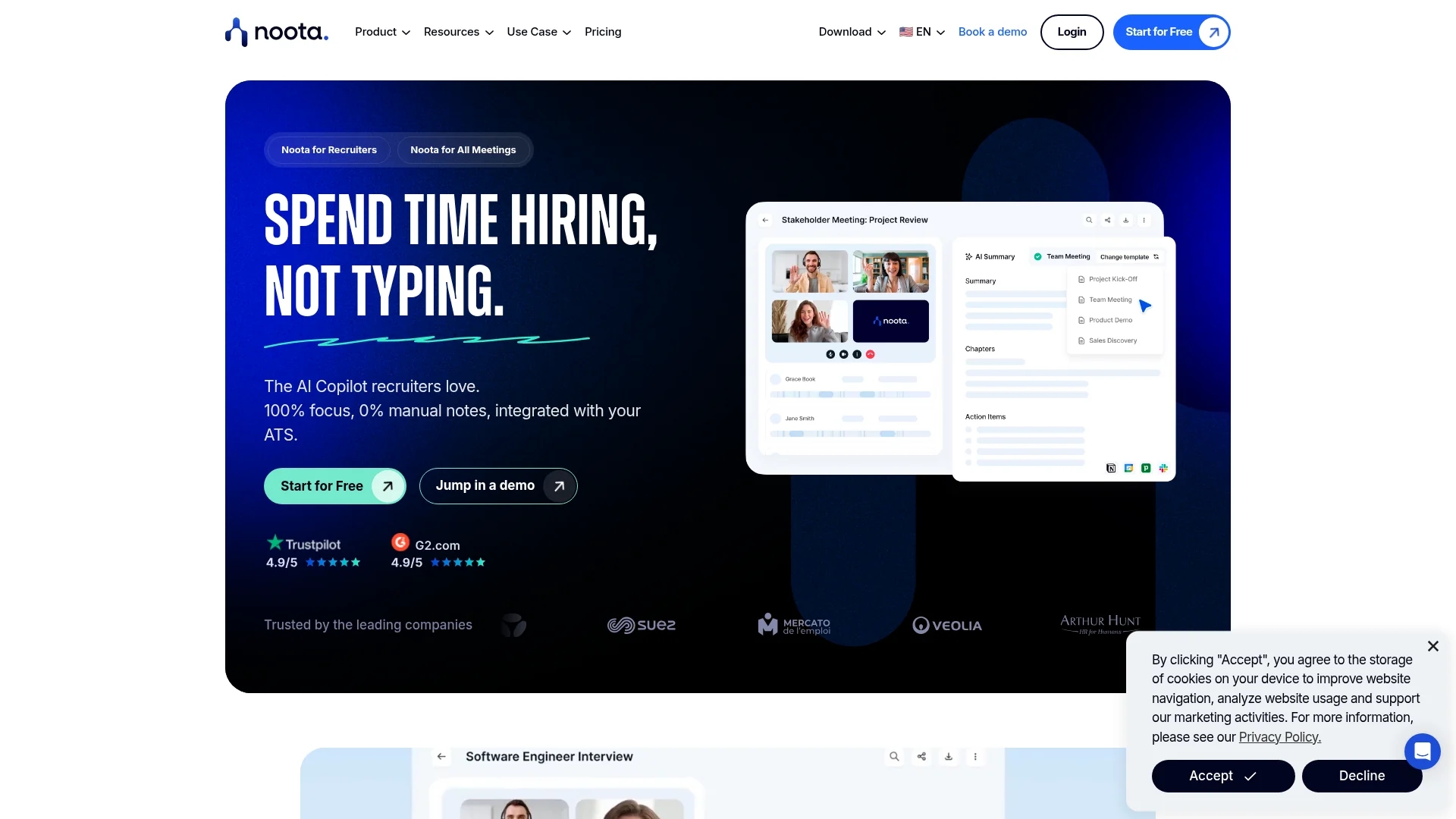 noota homepage