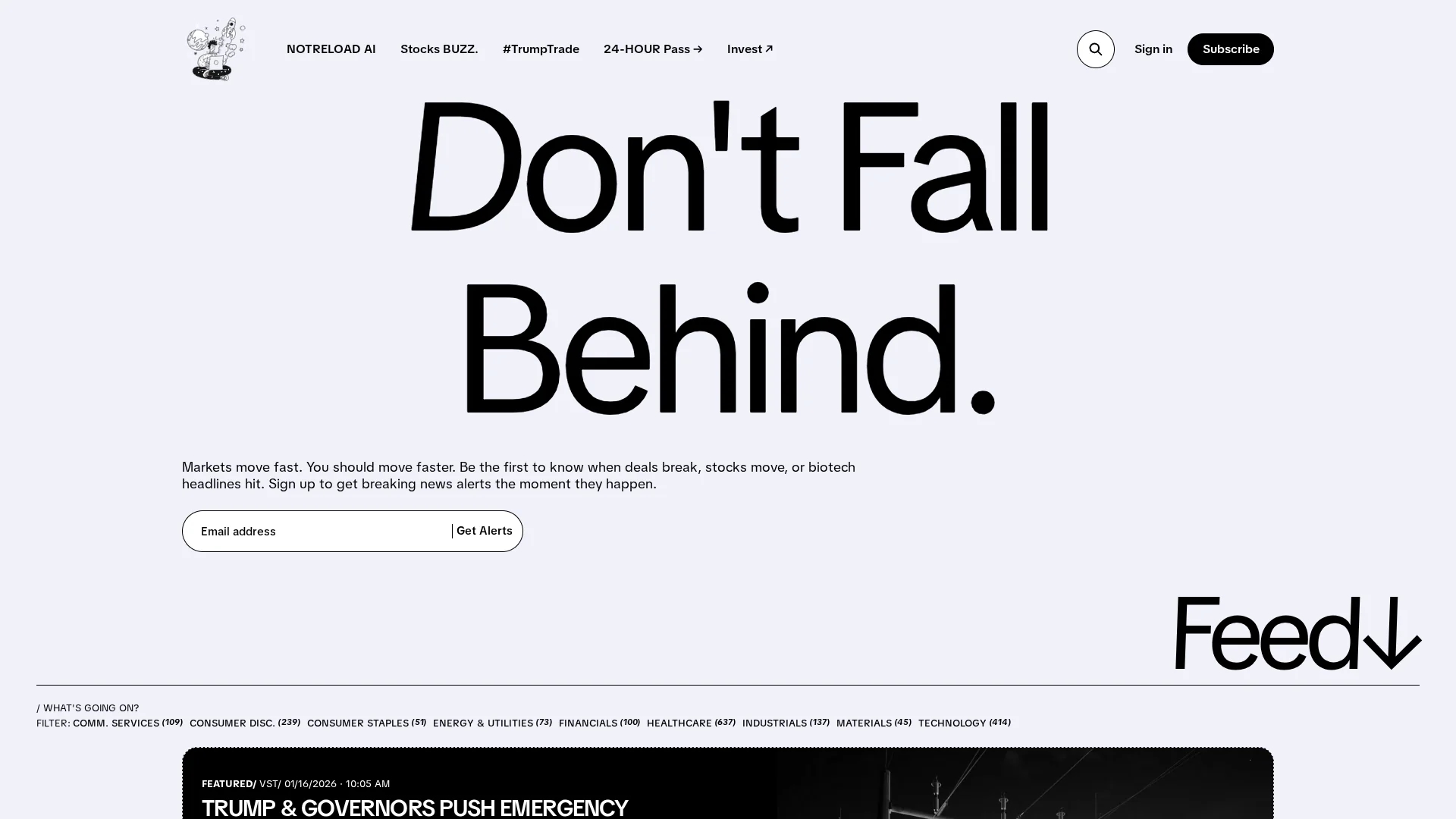 notreload homepage