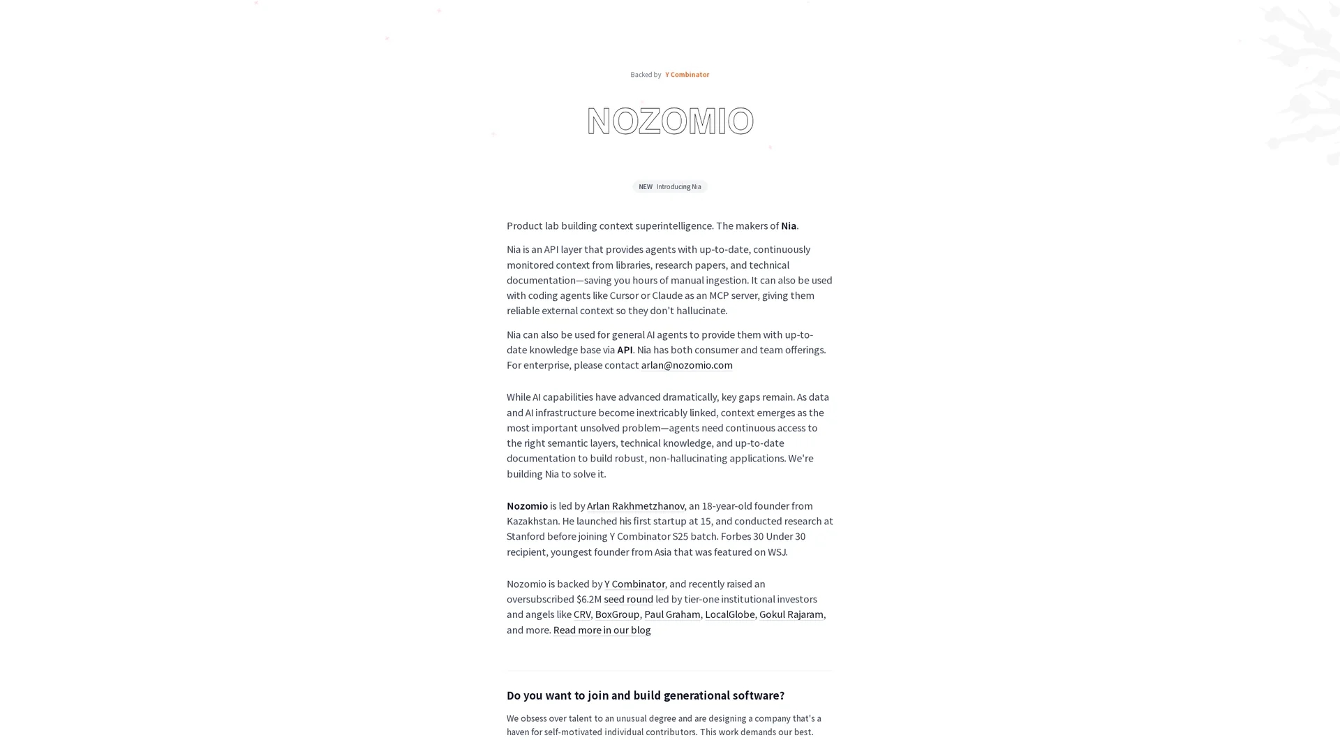 nozomio homepage