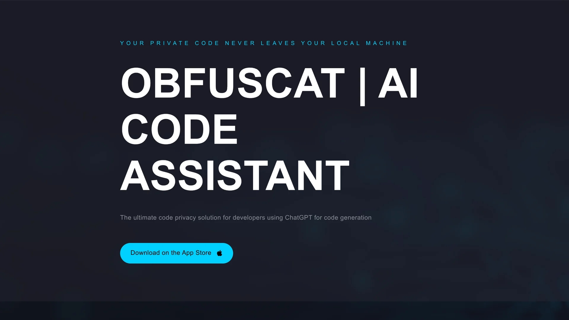 obfuscat-ai-code-assistant homepage