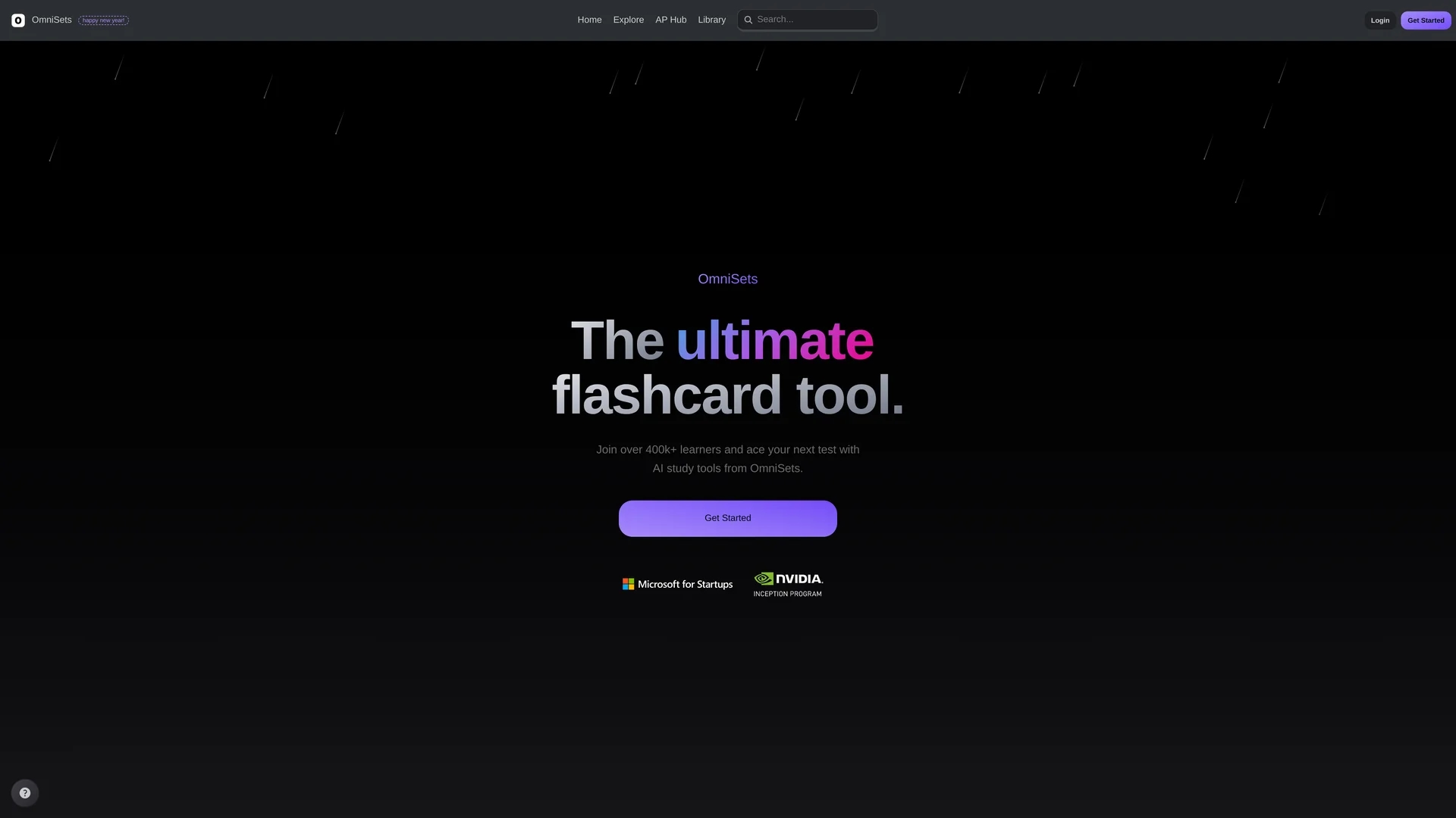 omnisets-ai homepage