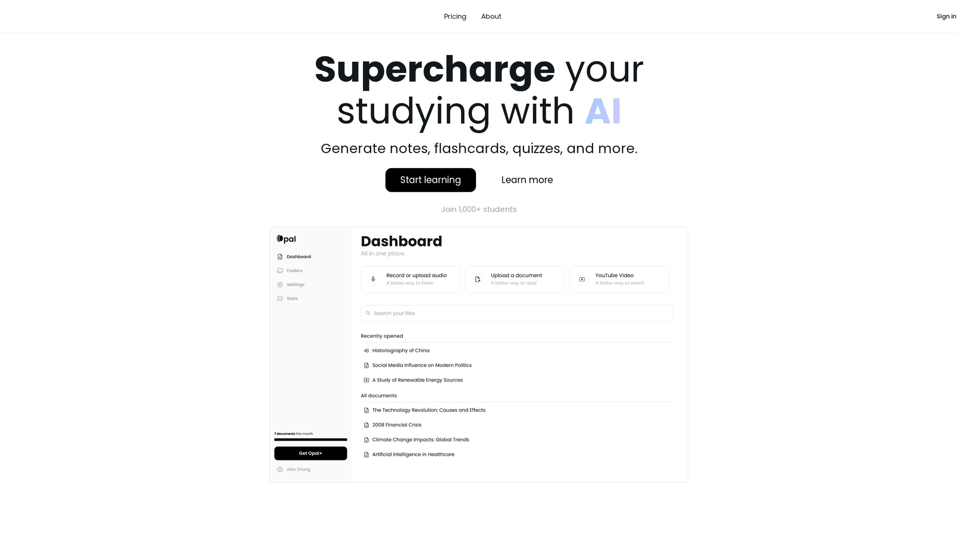 opal homepage