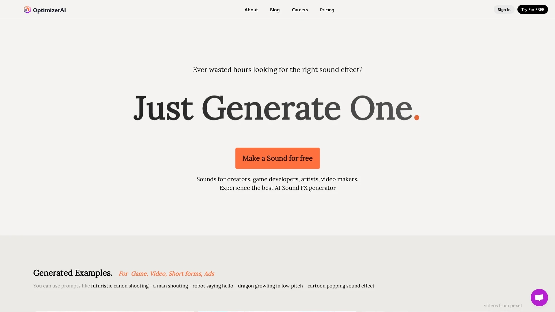 optimizerai homepage