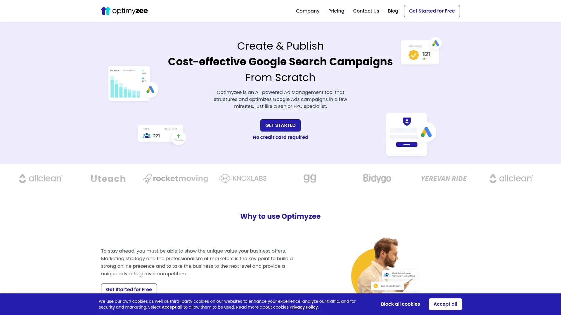 optimyzee homepage