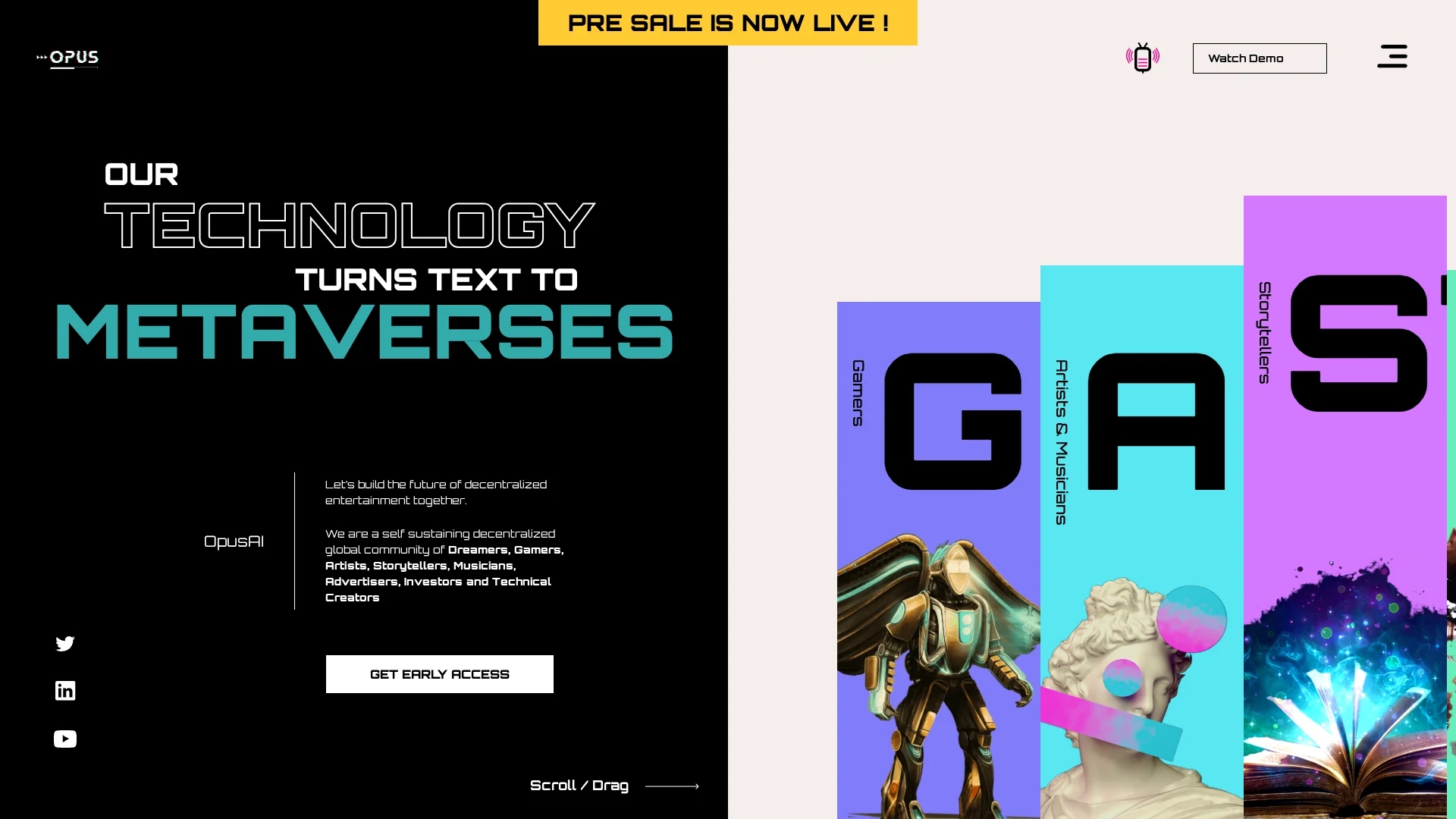opus homepage