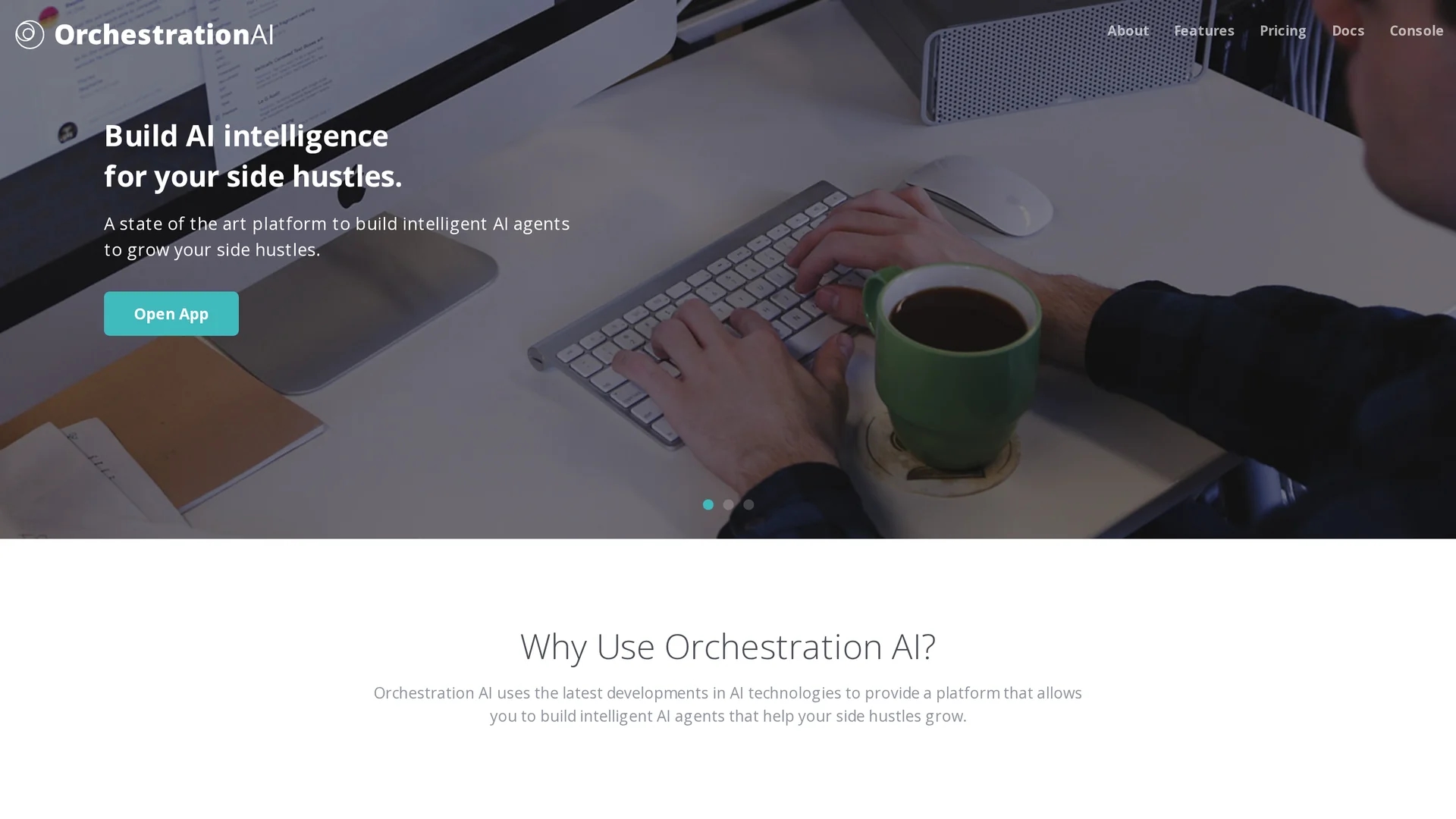 orchestration-ai homepage