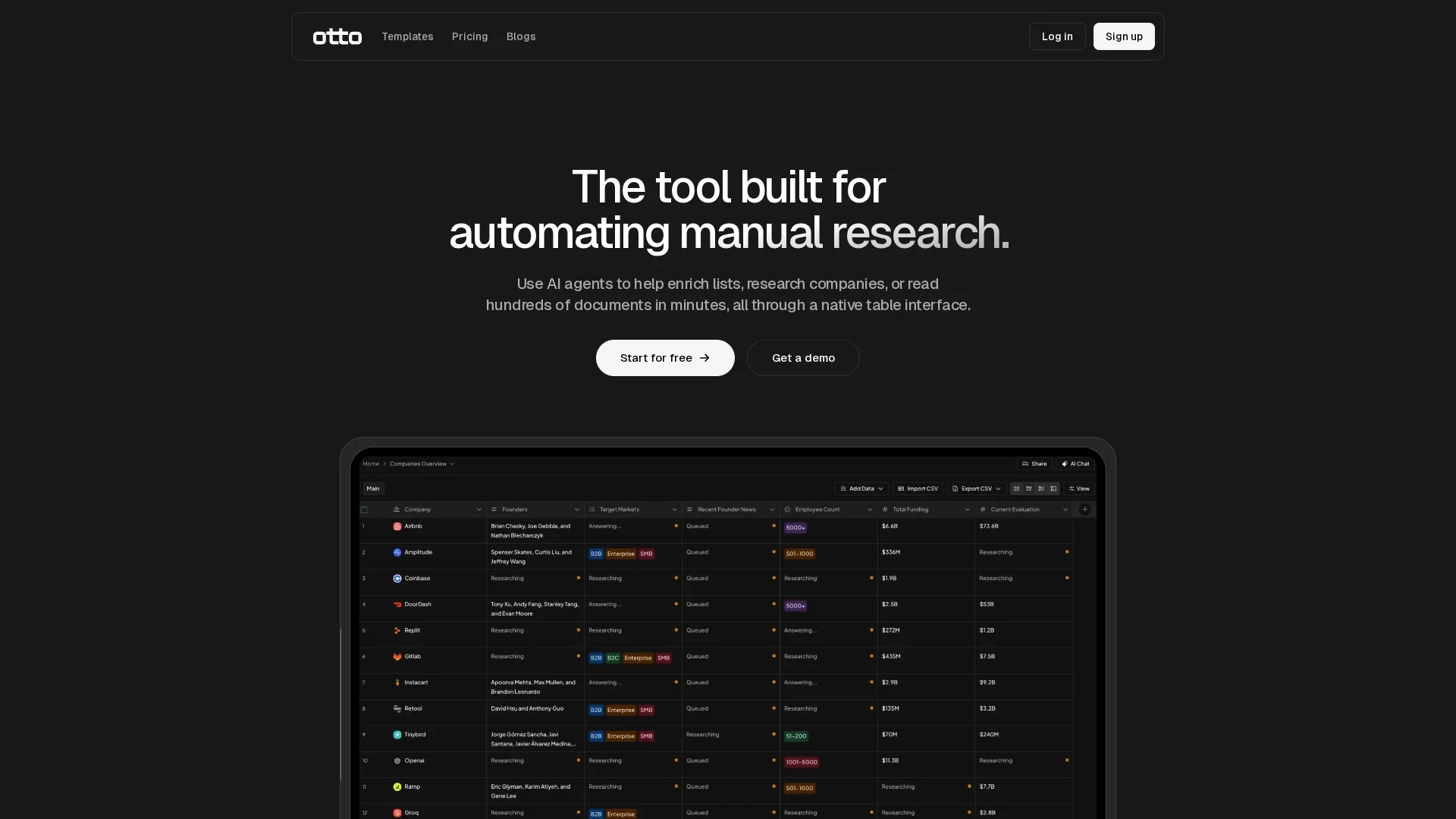 ottogrid homepage