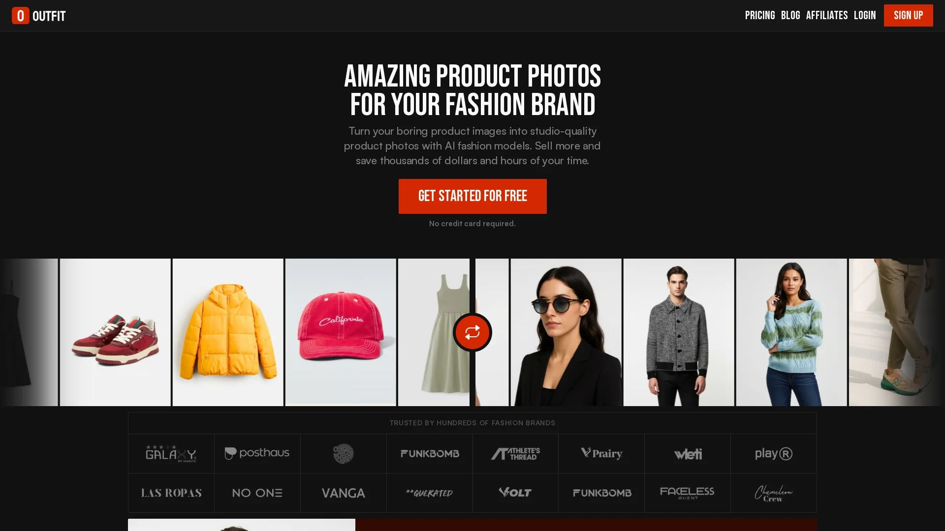 outfit-fm homepage