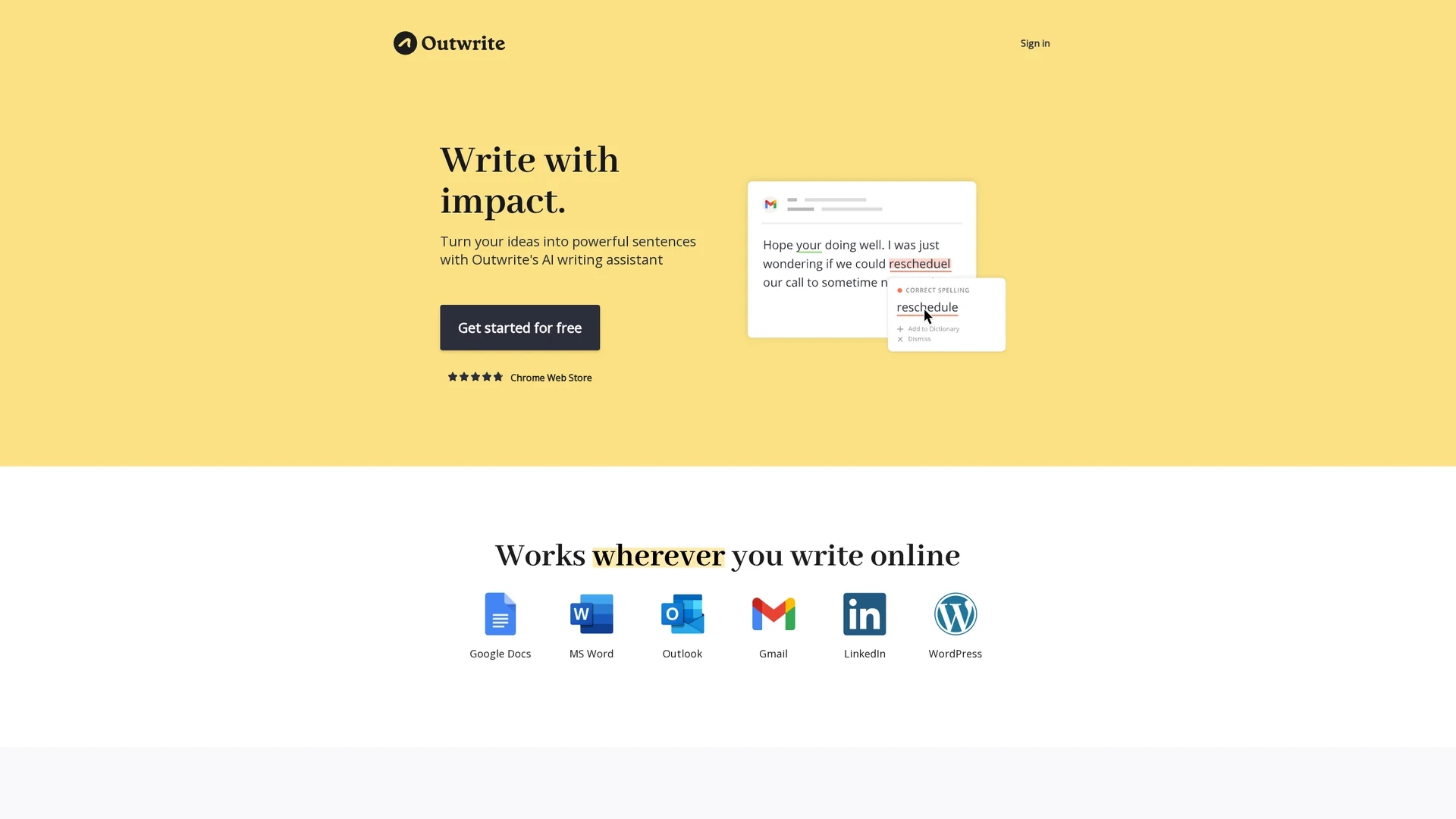 outwrite-com homepage