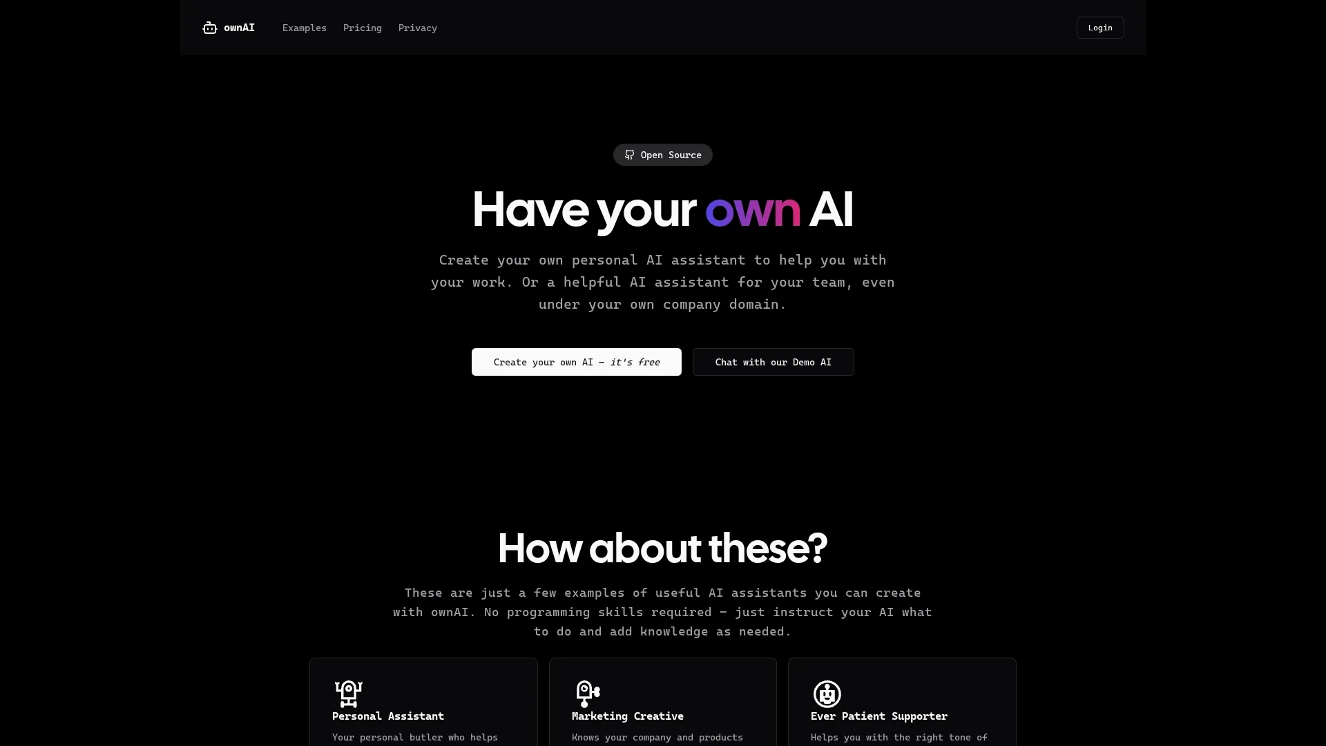 ownai homepage