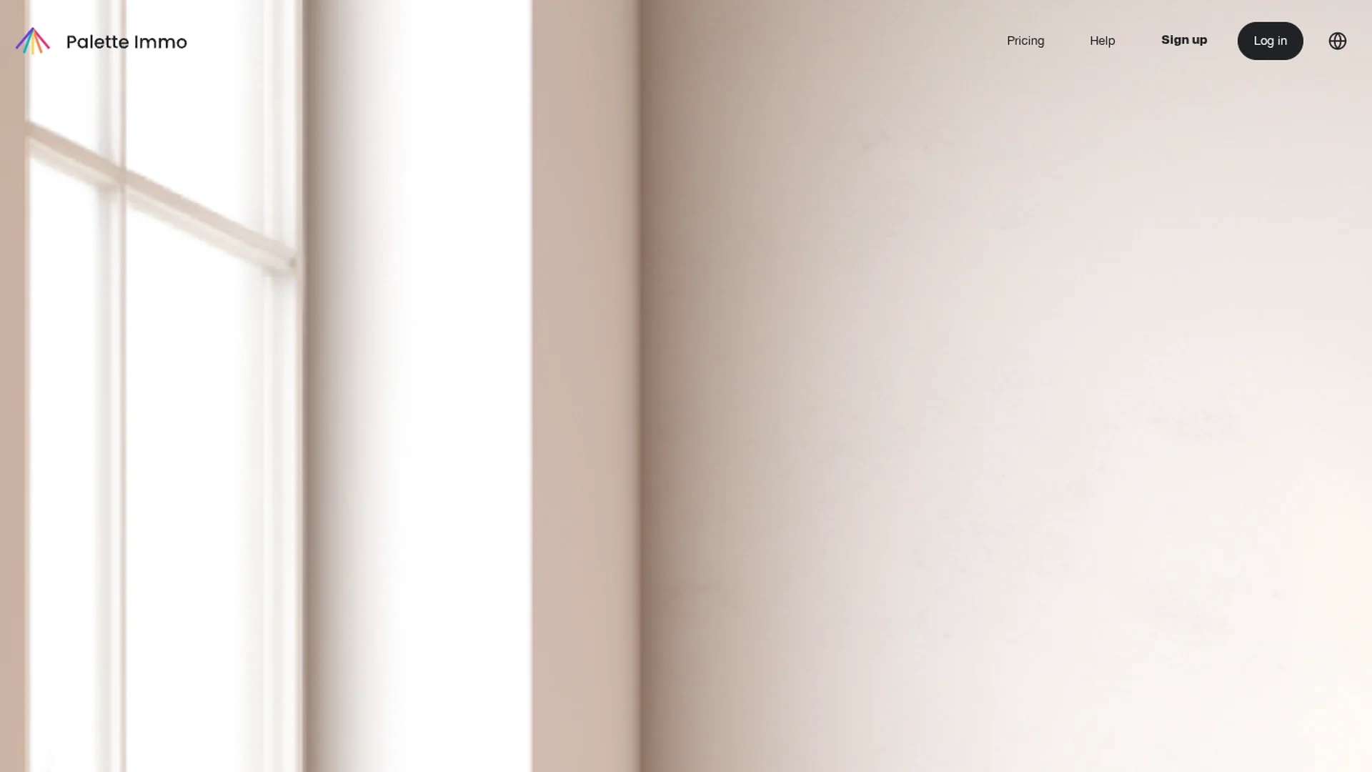 palette-immo homepage