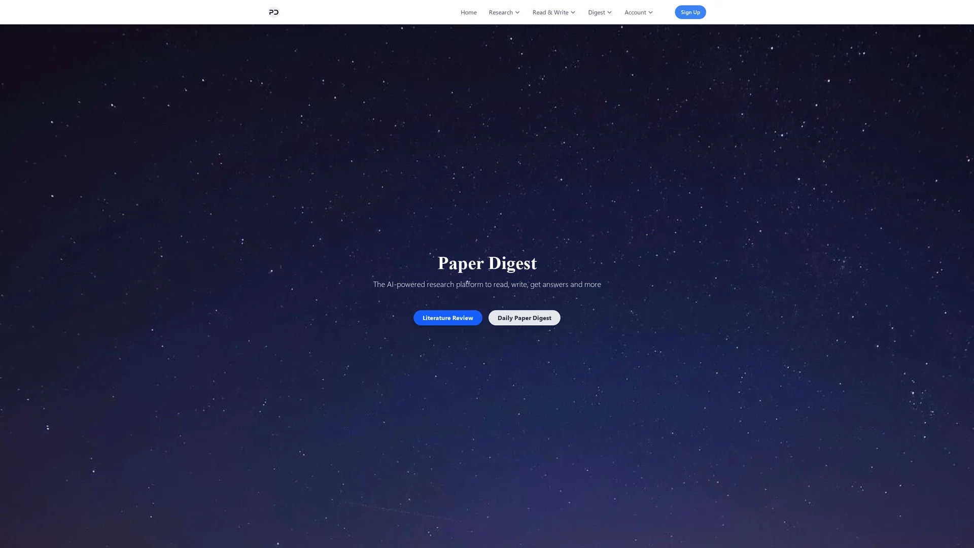 paper-digest homepage