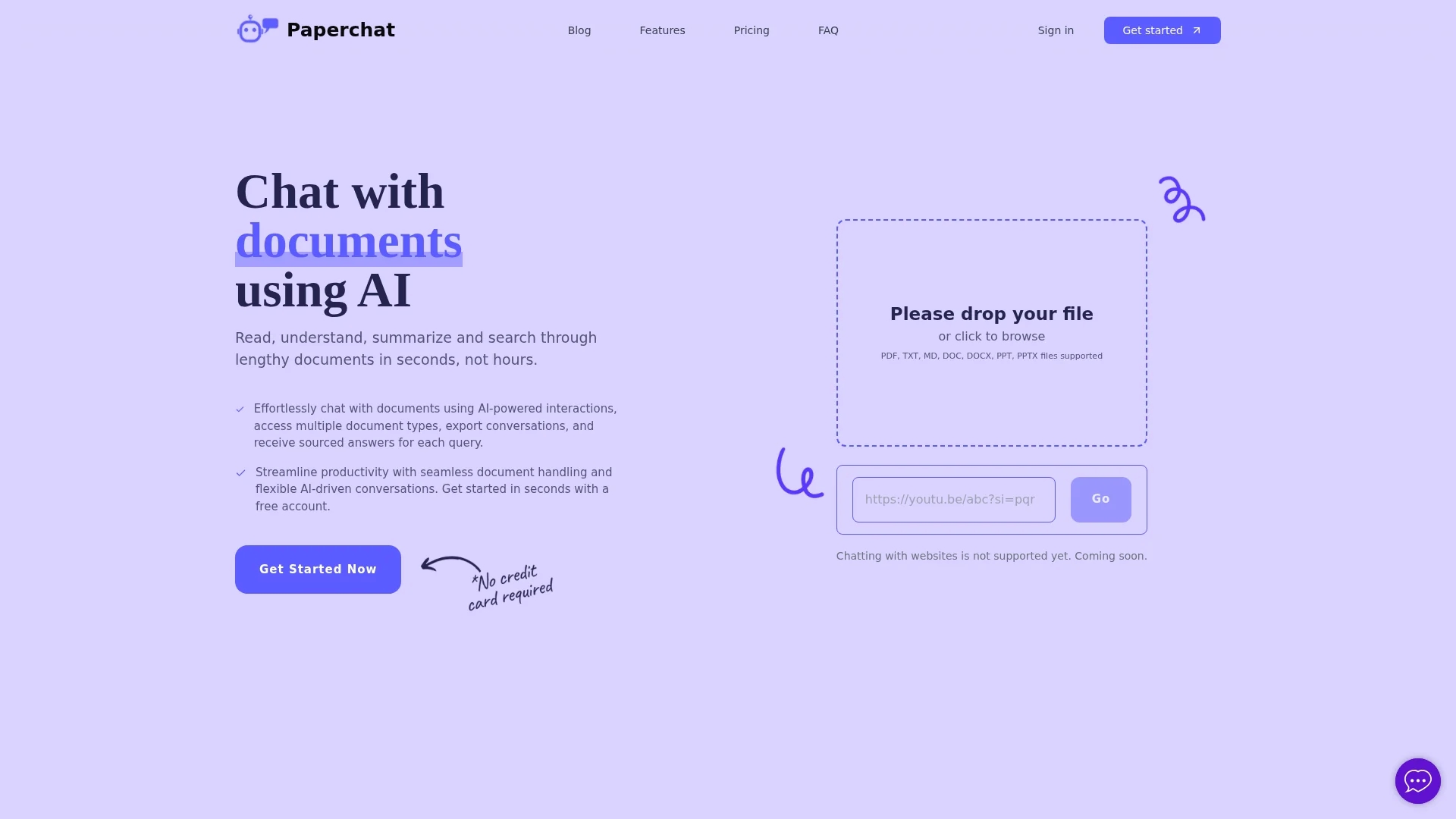 paperchat homepage