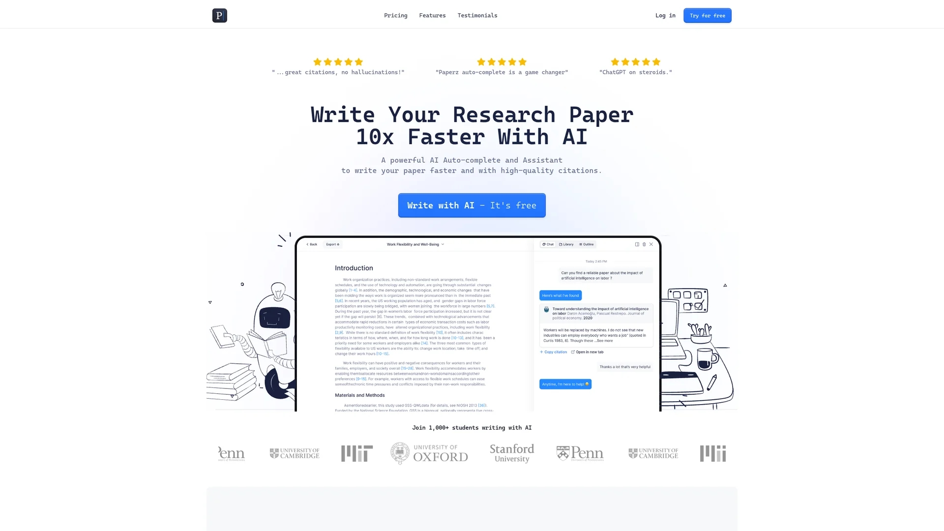 paperz homepage