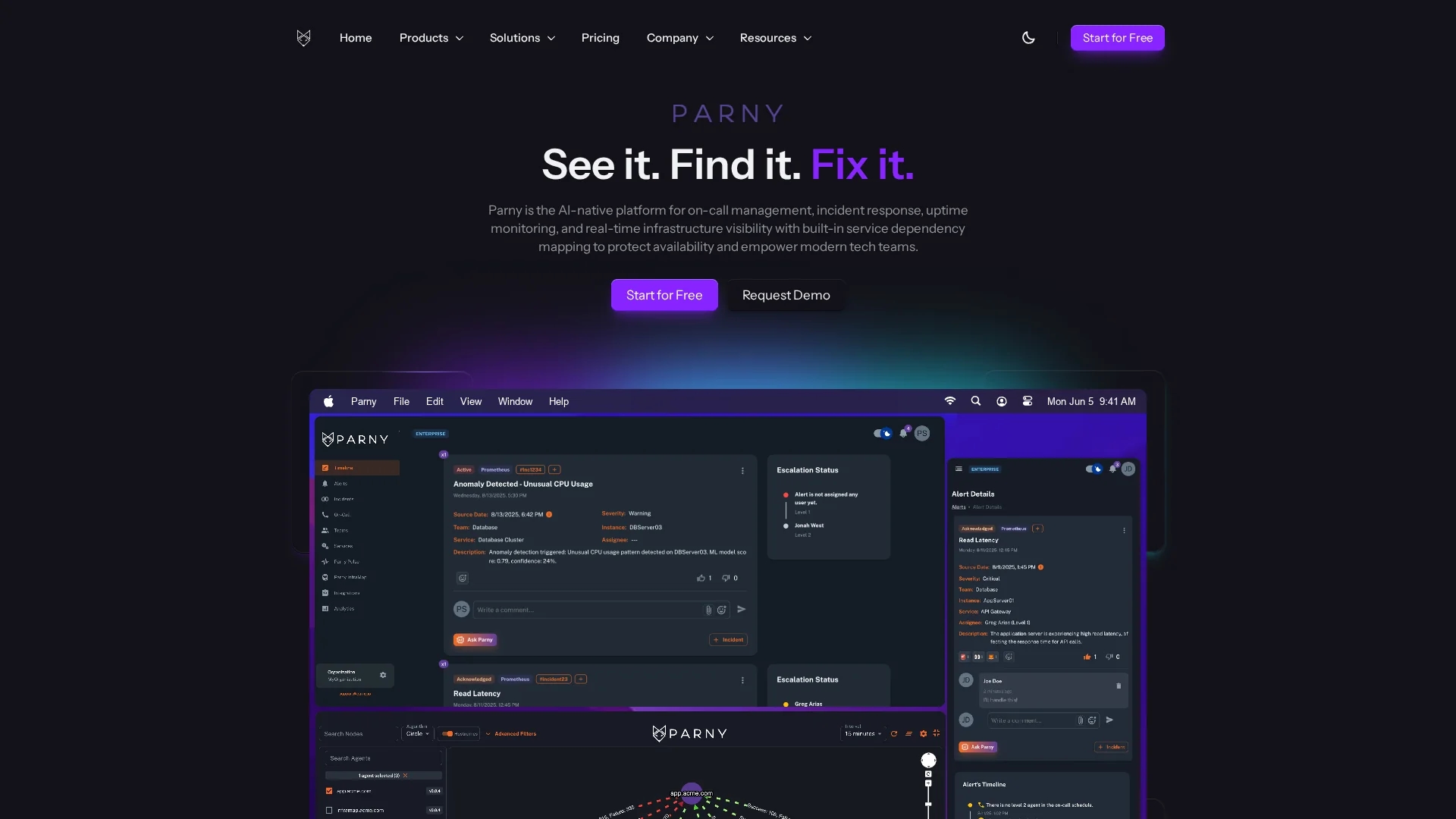 parny homepage