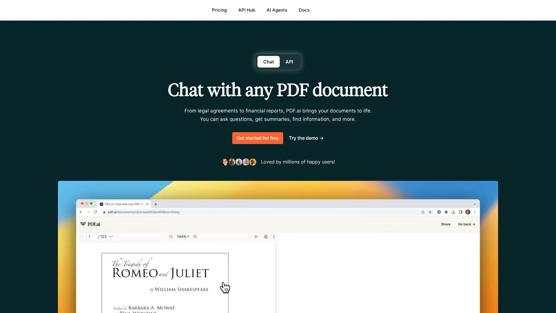 pdf-ai homepage