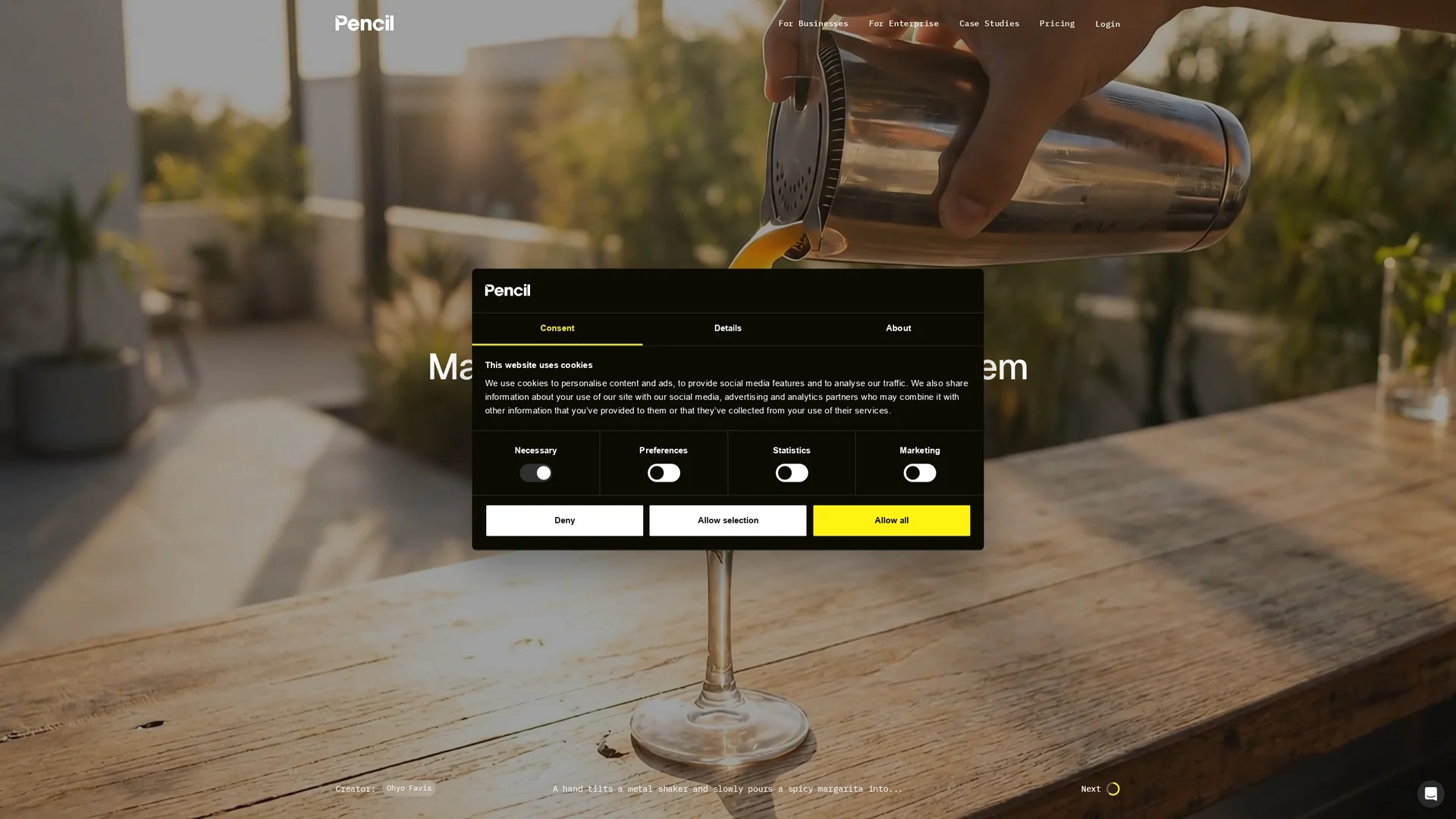 pencil homepage