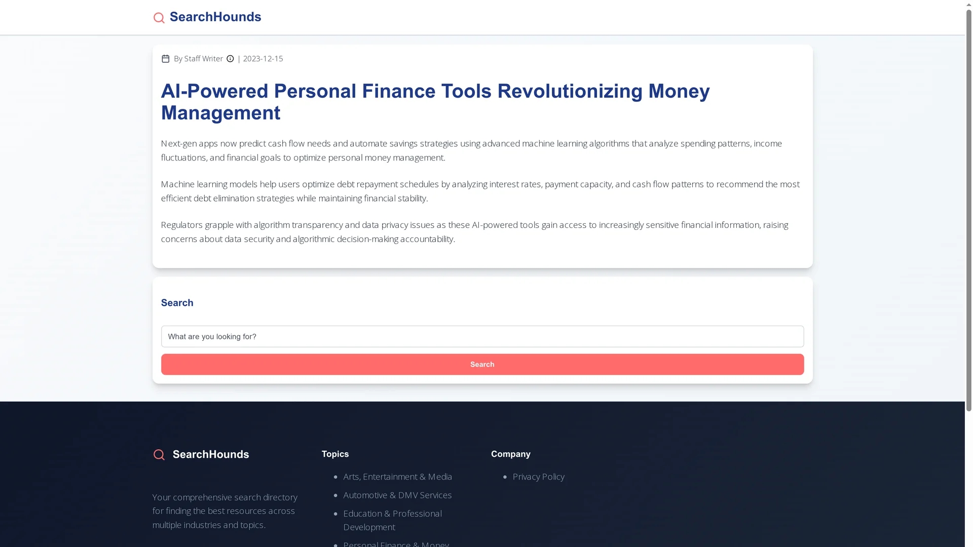 pennyflo homepage
