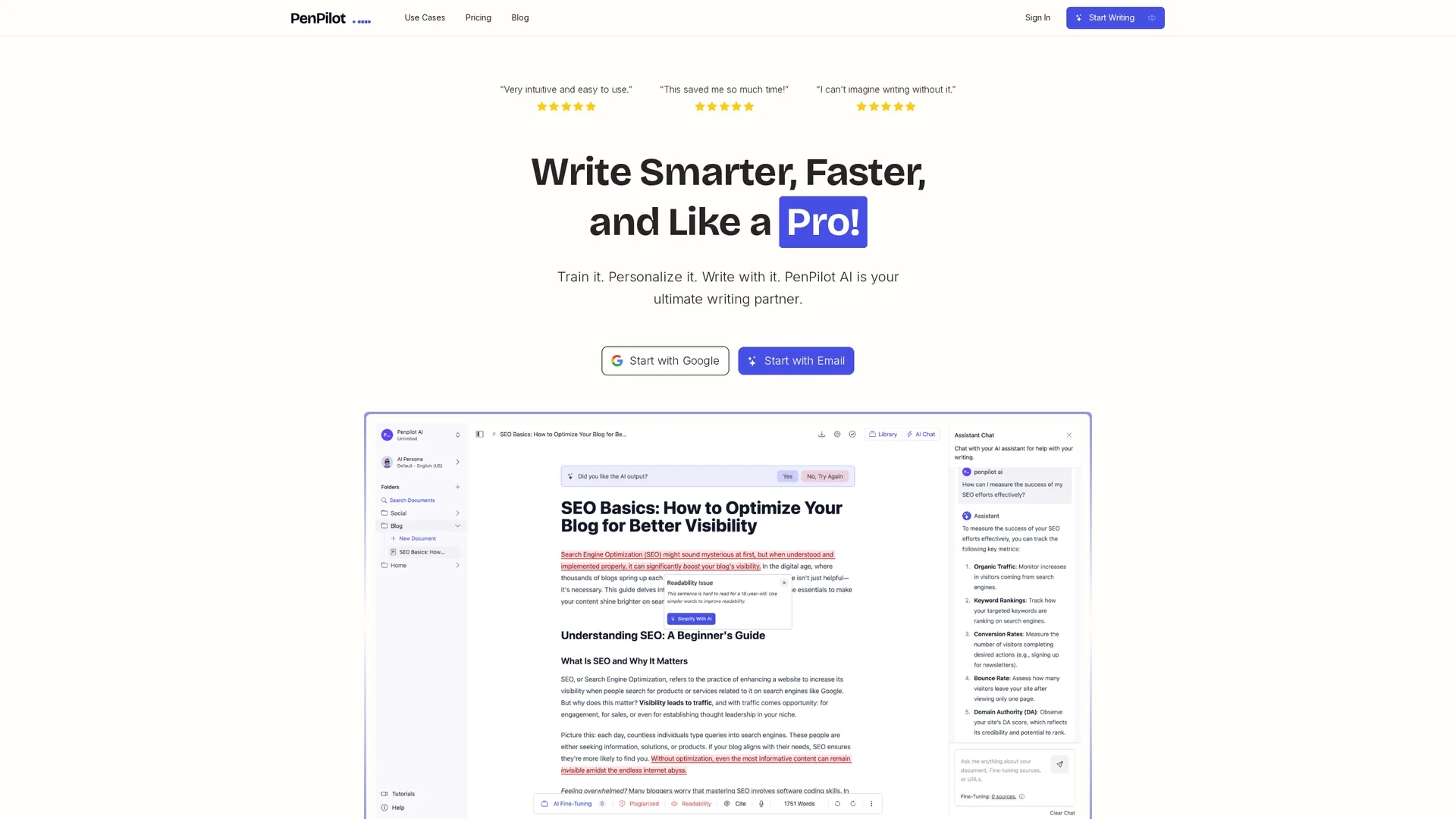 penpilot-ai homepage