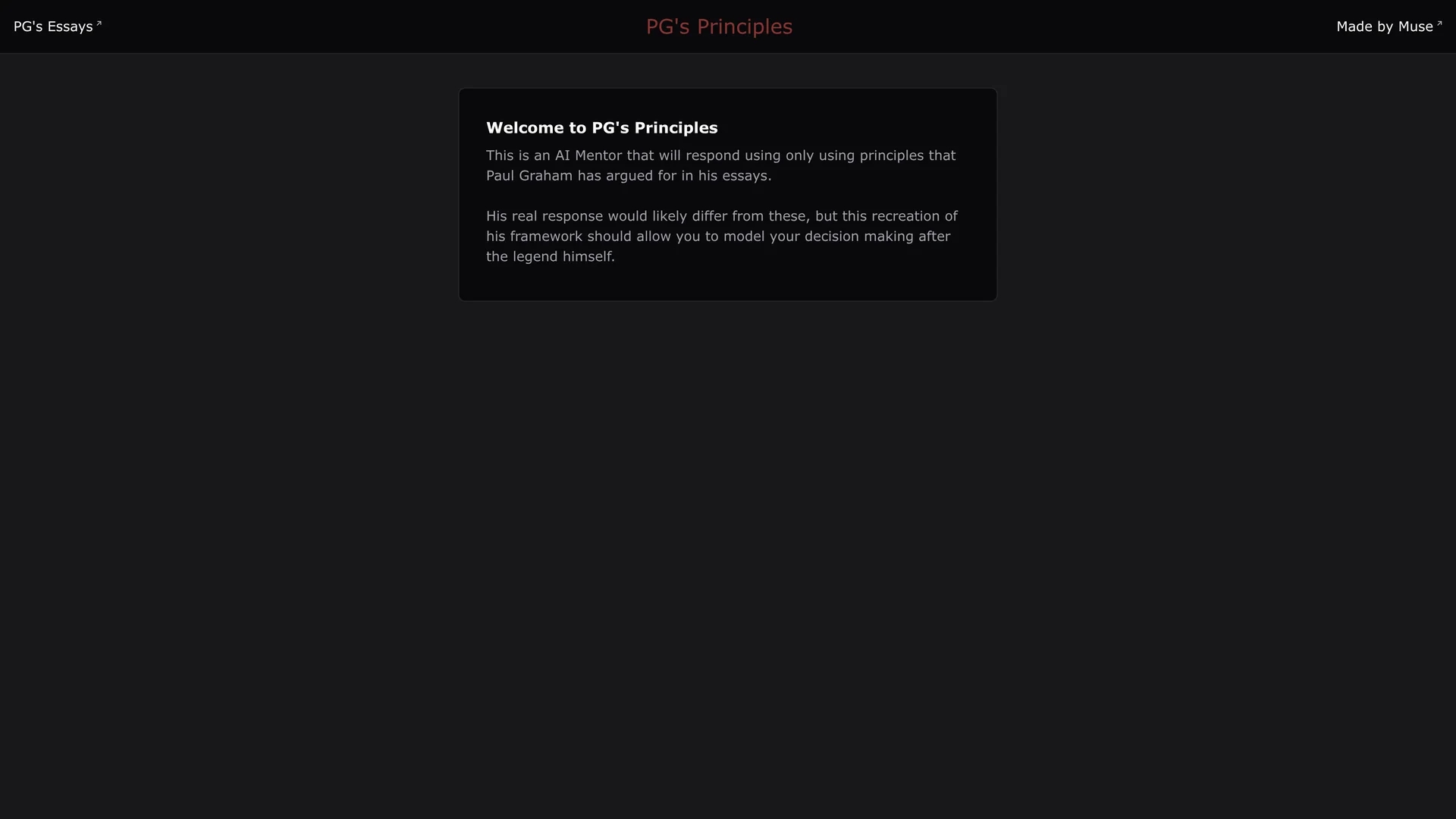 pgs-principles homepage