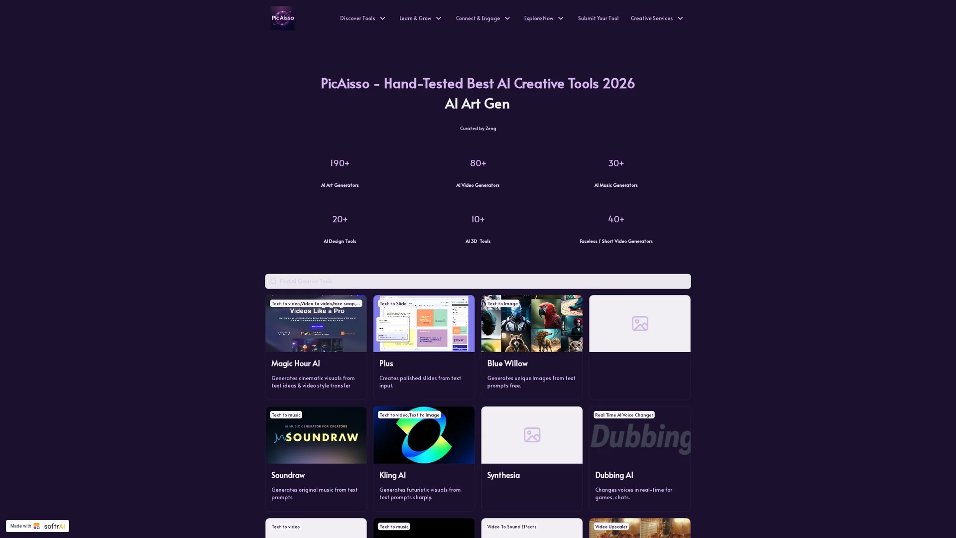 picaisso homepage