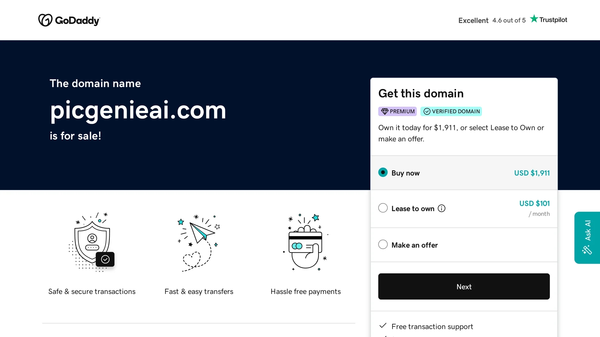 picgenie homepage