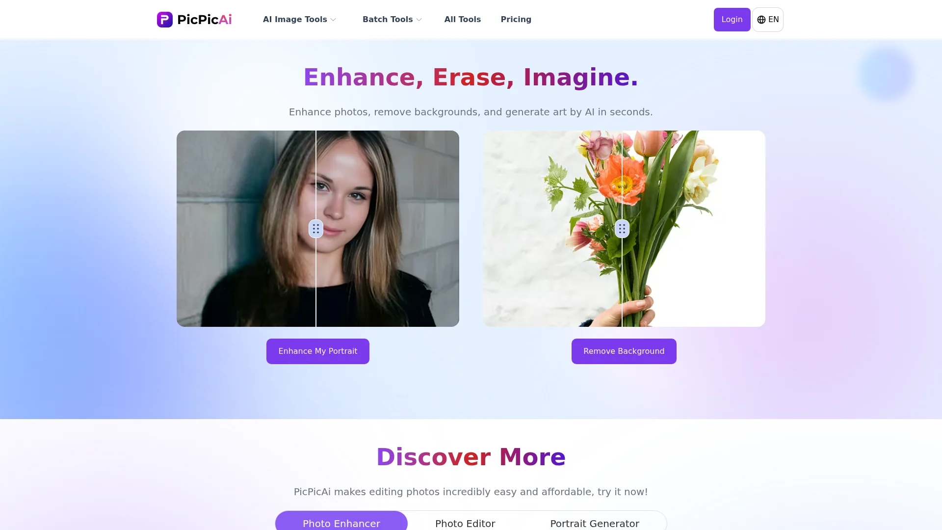 picpicai homepage