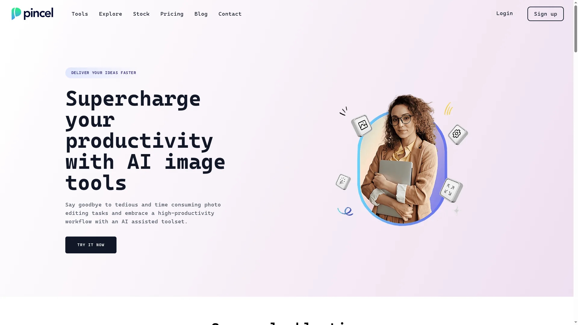 pincel-app homepage