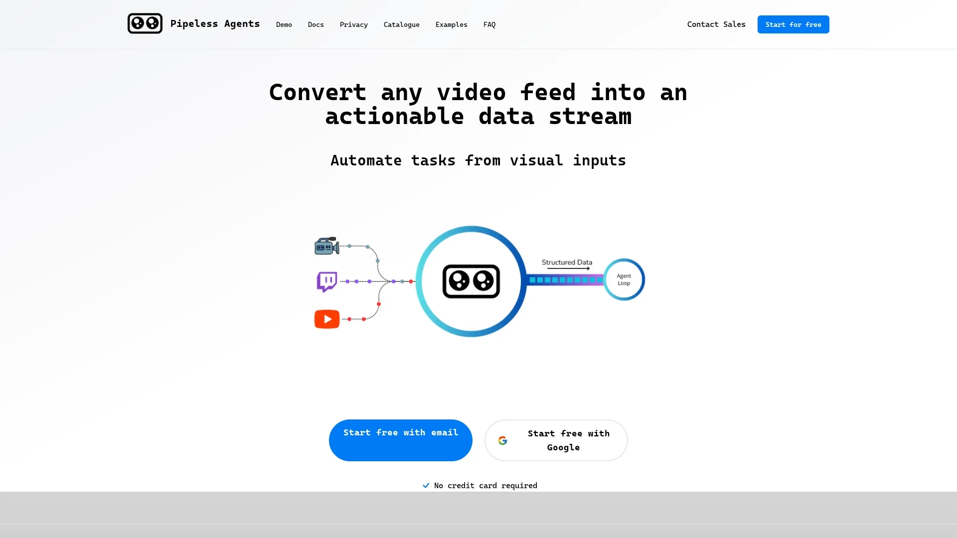pipeless-agents homepage