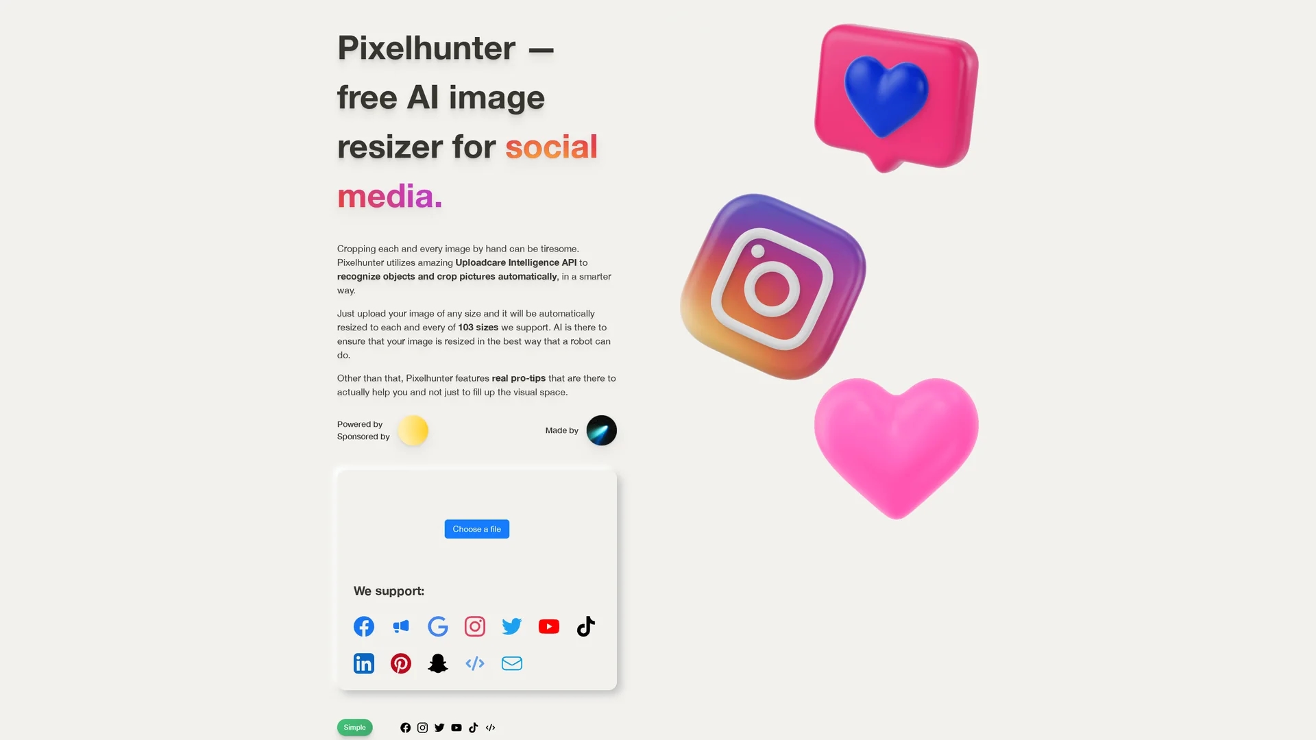 pixelhunter homepage