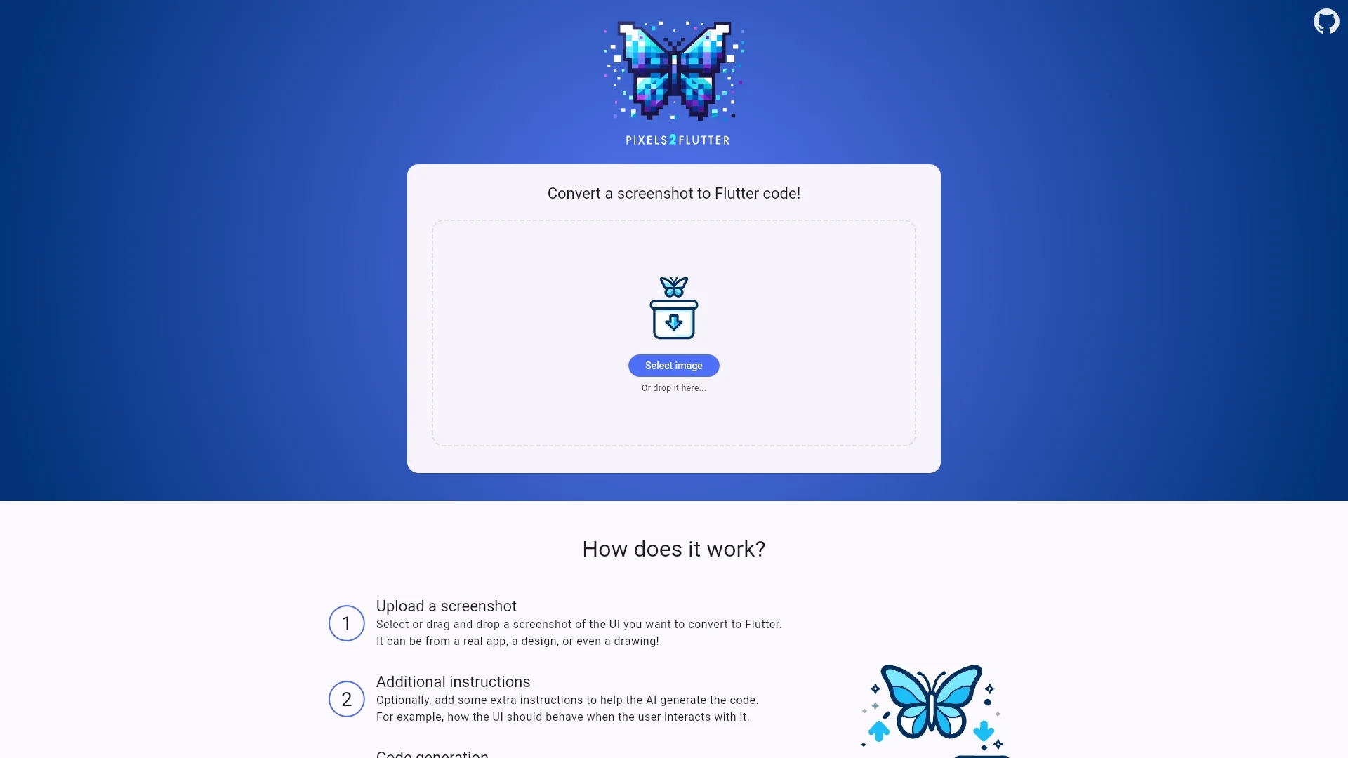 pixels2flutter homepage