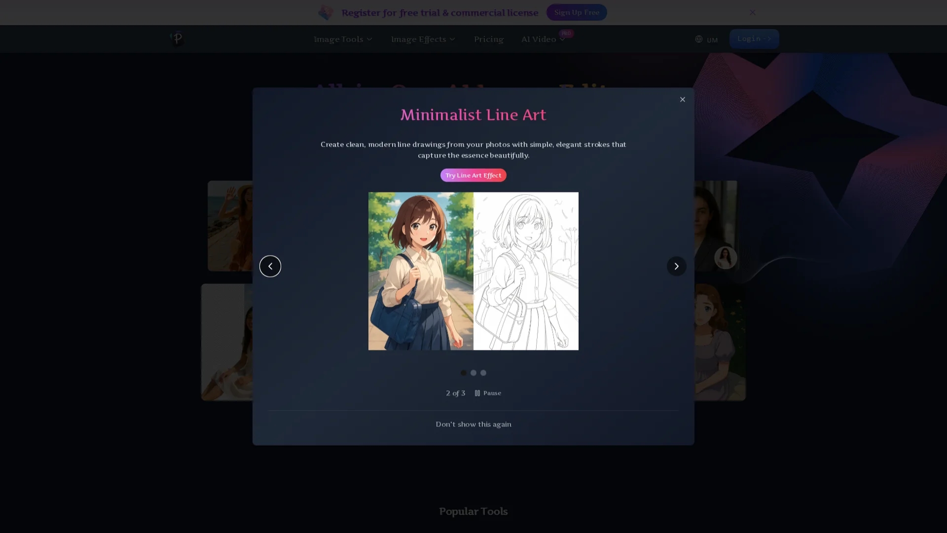pixfy-ai homepage