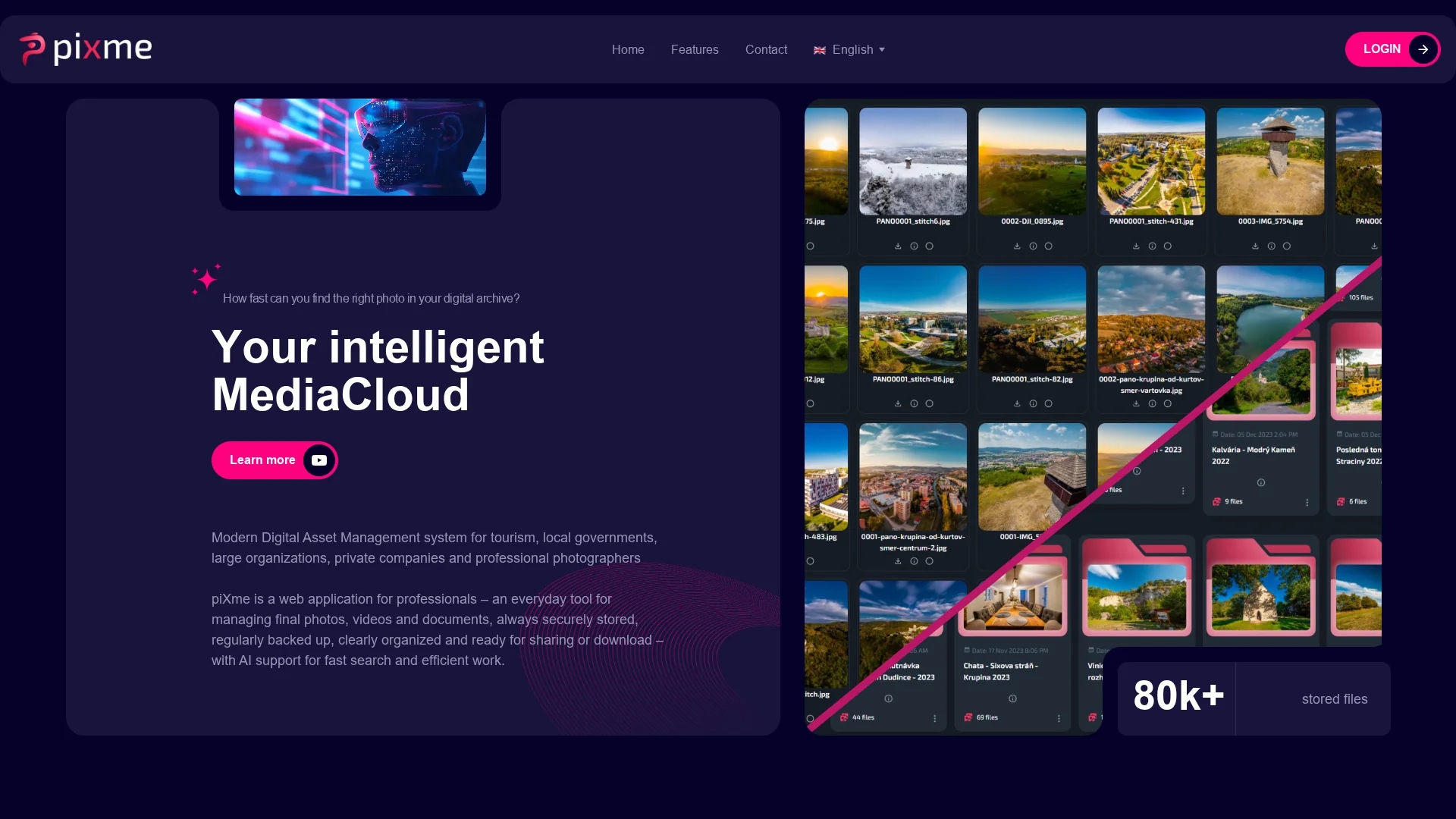 pixme homepage