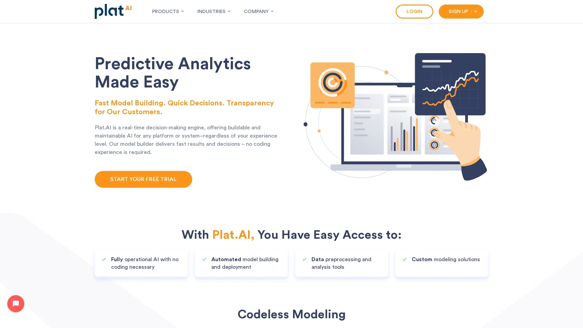 plat-ai homepage