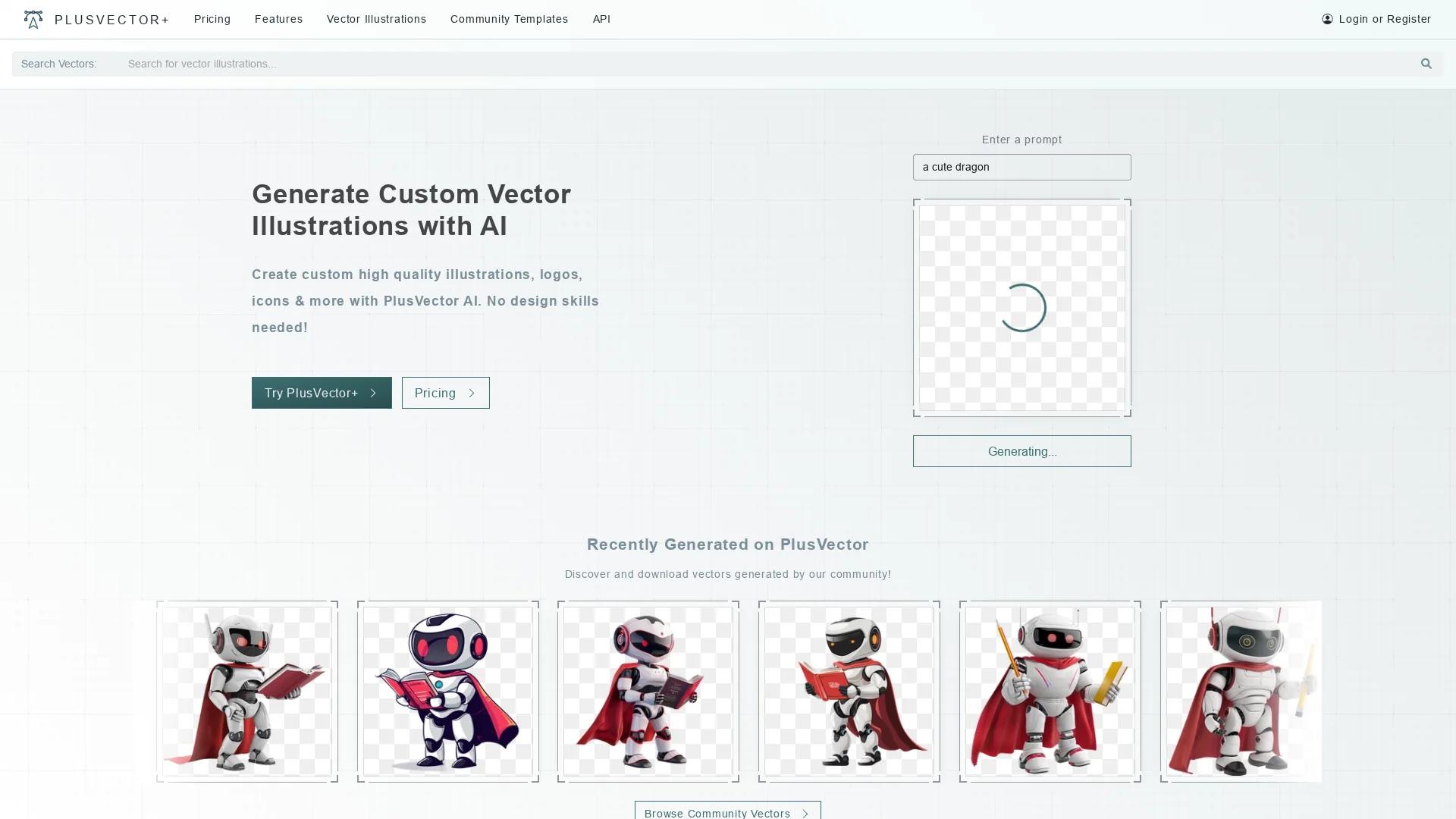 plusvector homepage