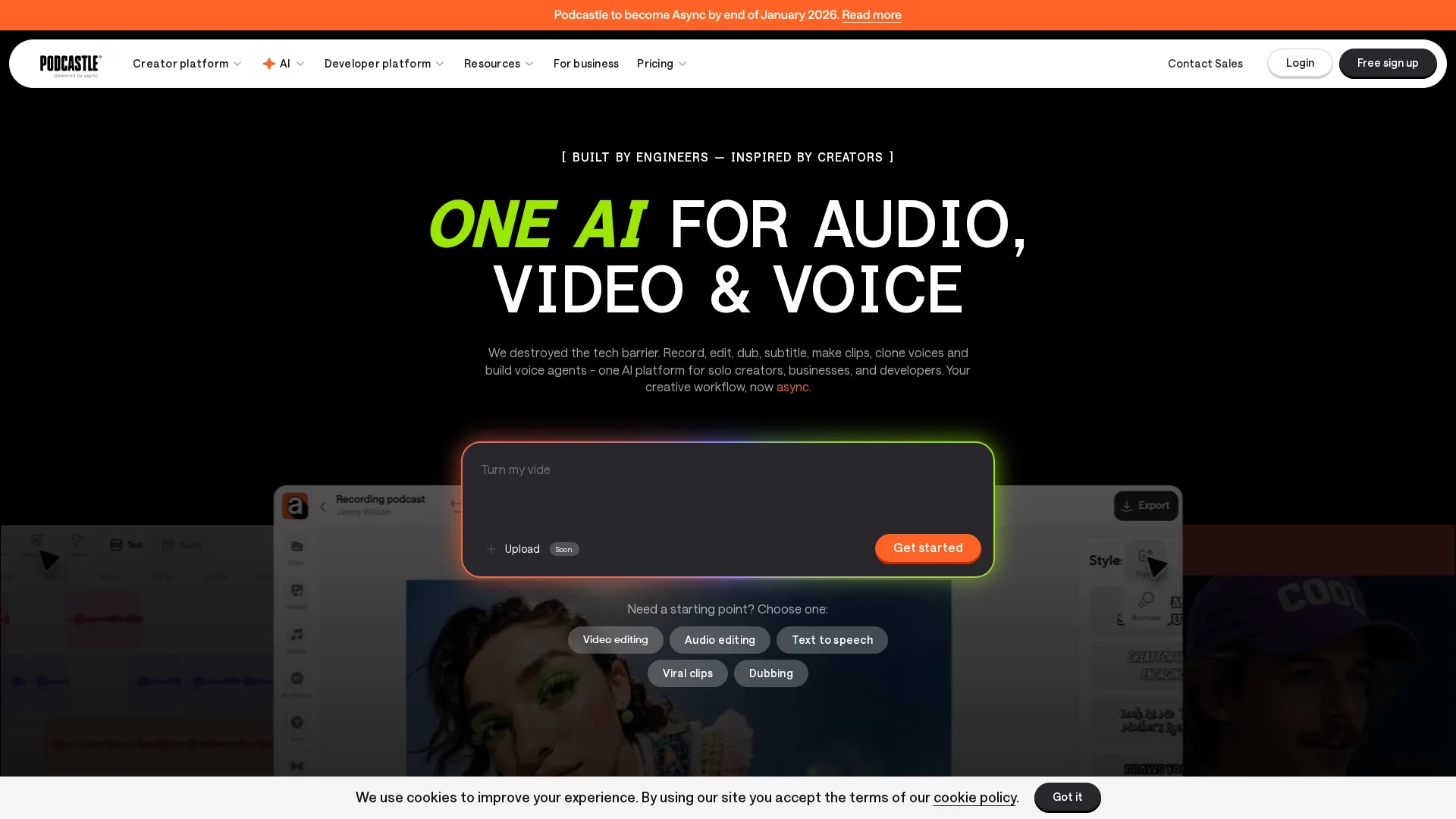 podcastle homepage