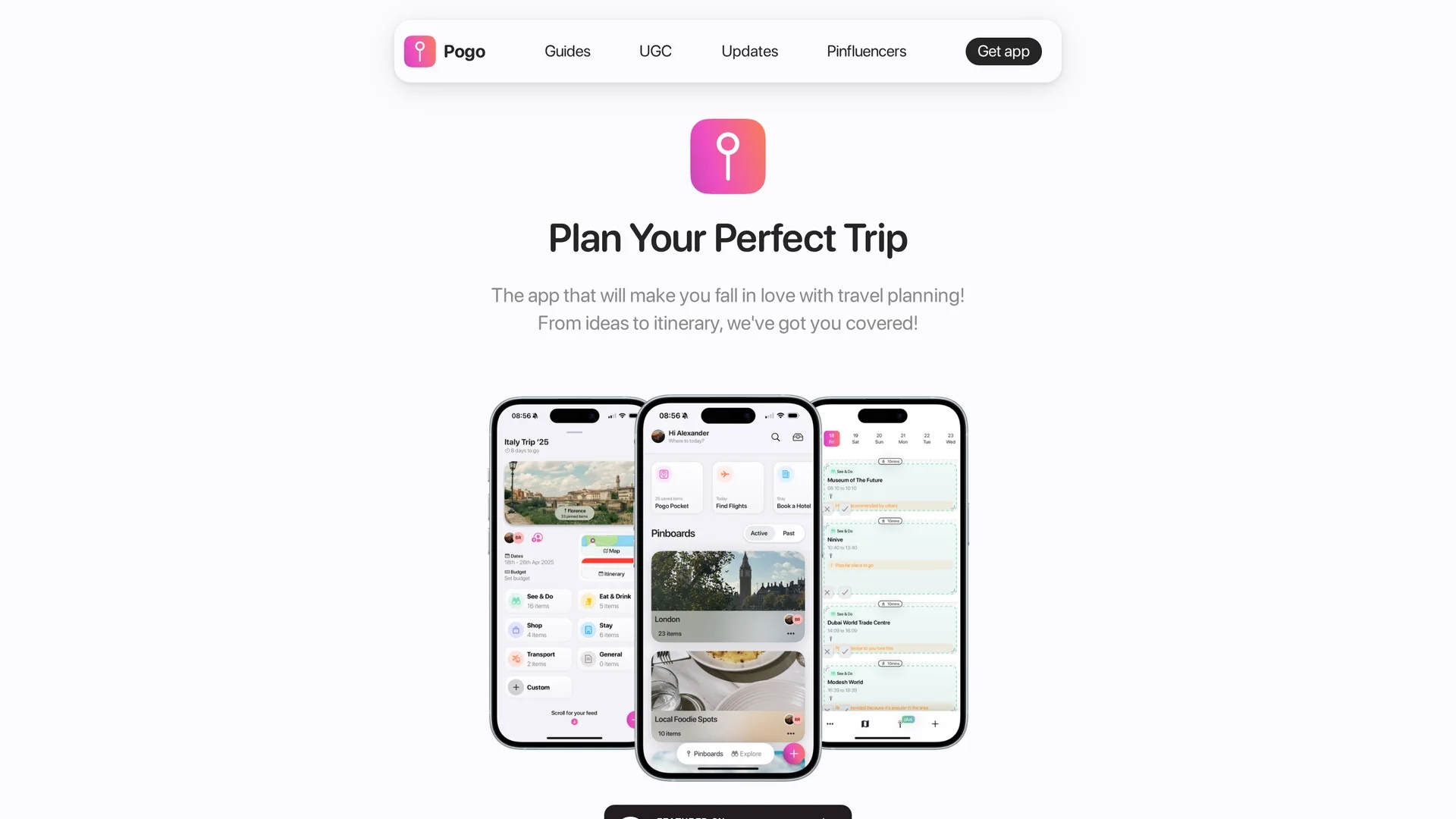 pogo-travel homepage