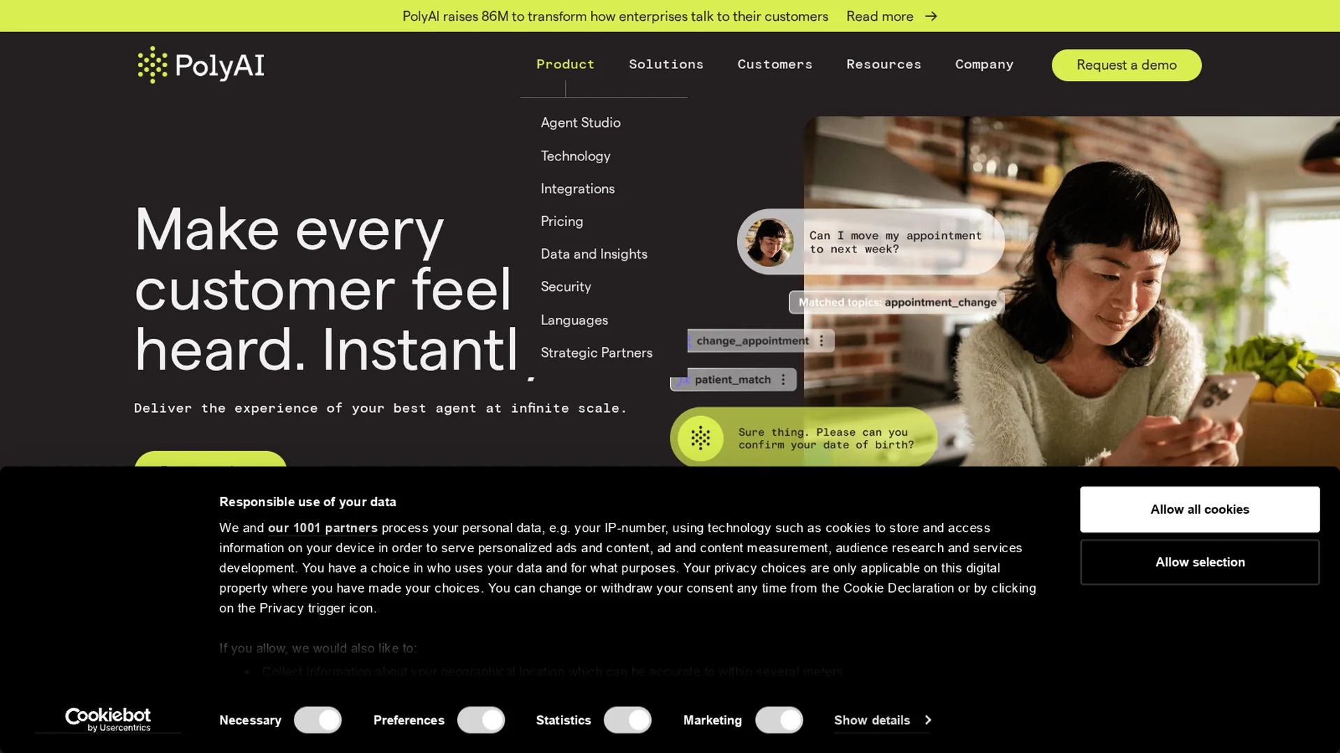 poly-ai homepage