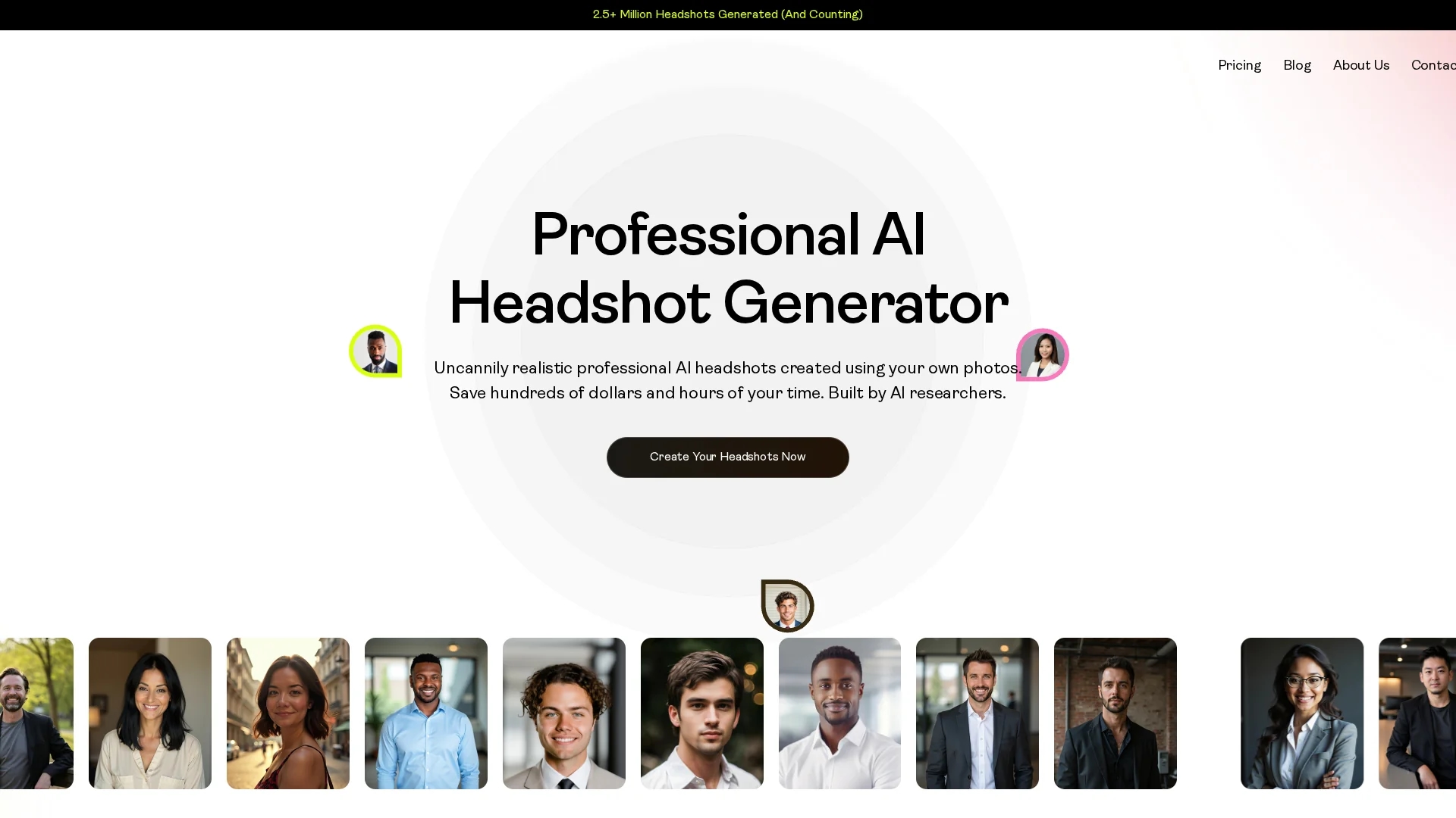 portraitpal homepage