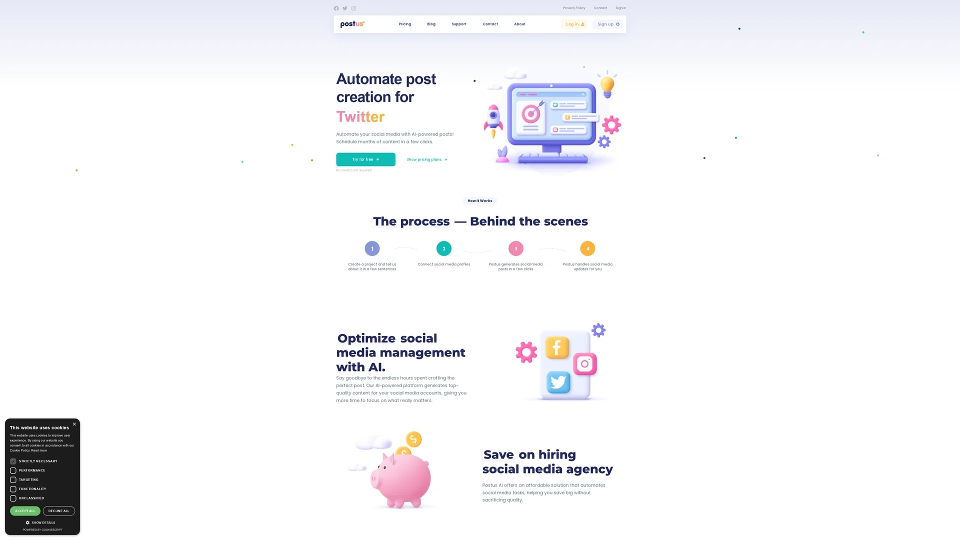 postus homepage