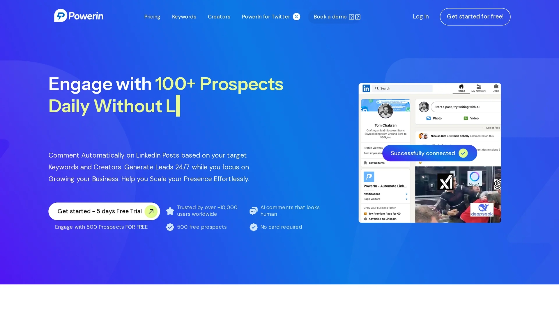 powerin homepage