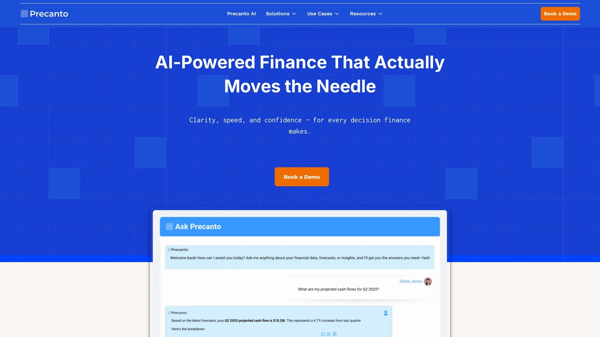 precanto homepage